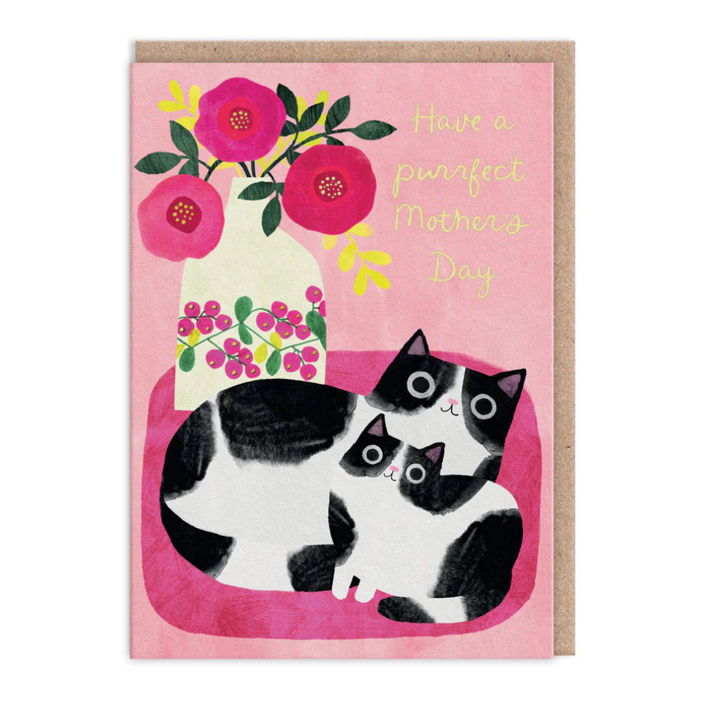 Happy Mothers Day Cats Greeting Card | Ohh Deer – Outer Layer