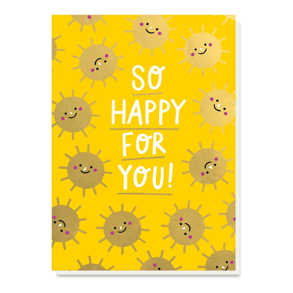 Happy Suns Congratulations Card.