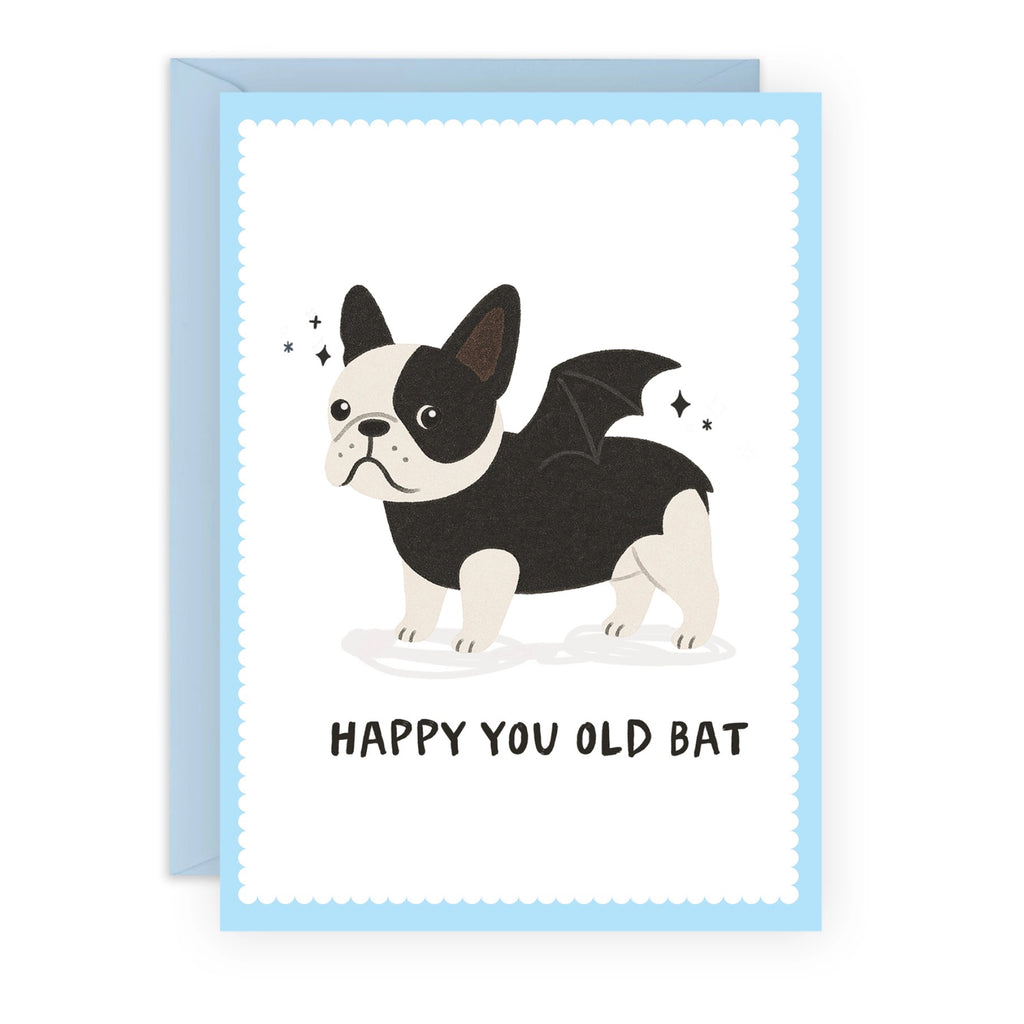 Happy You Old Bat Birthday Card.