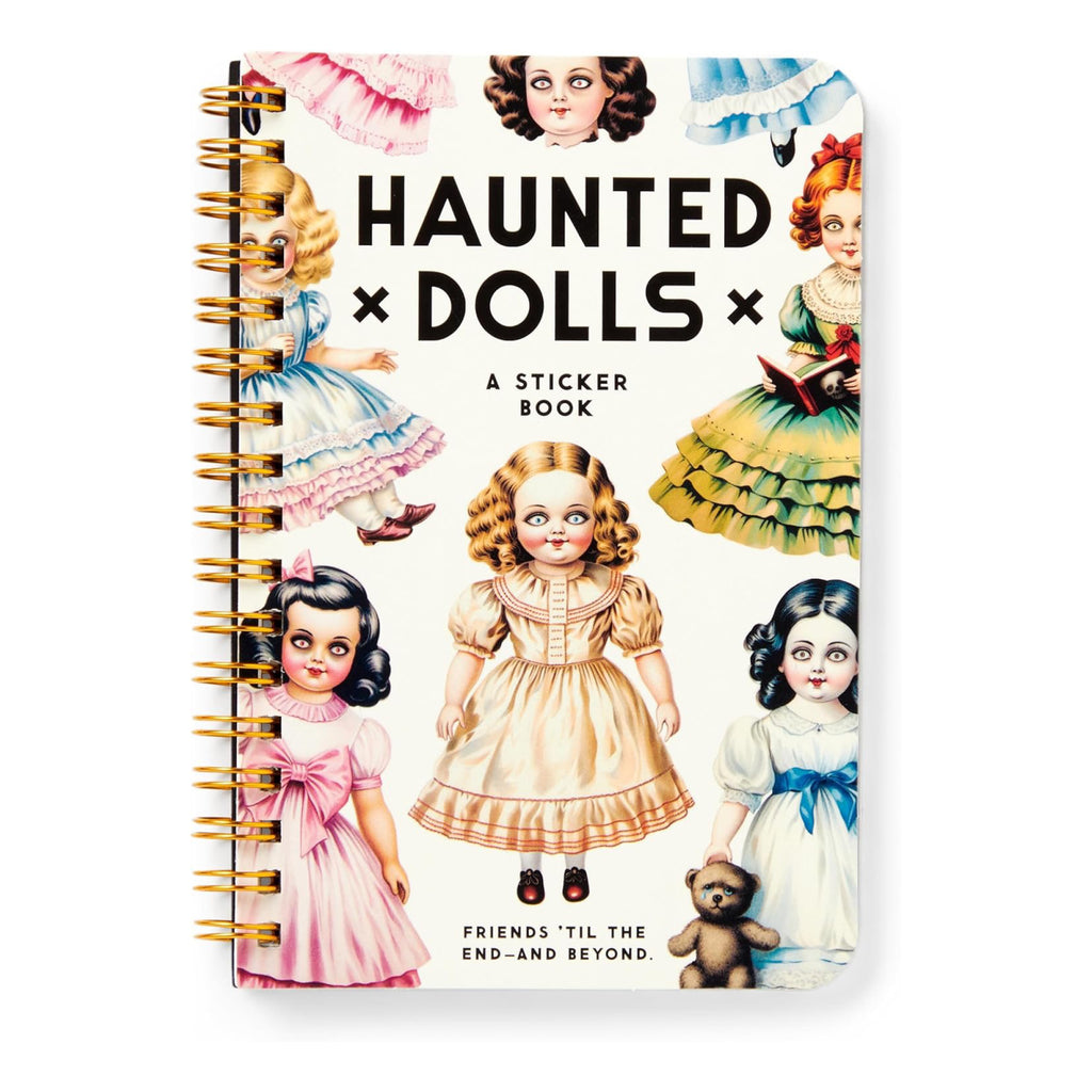 Haunted Dolls Sticker Book.