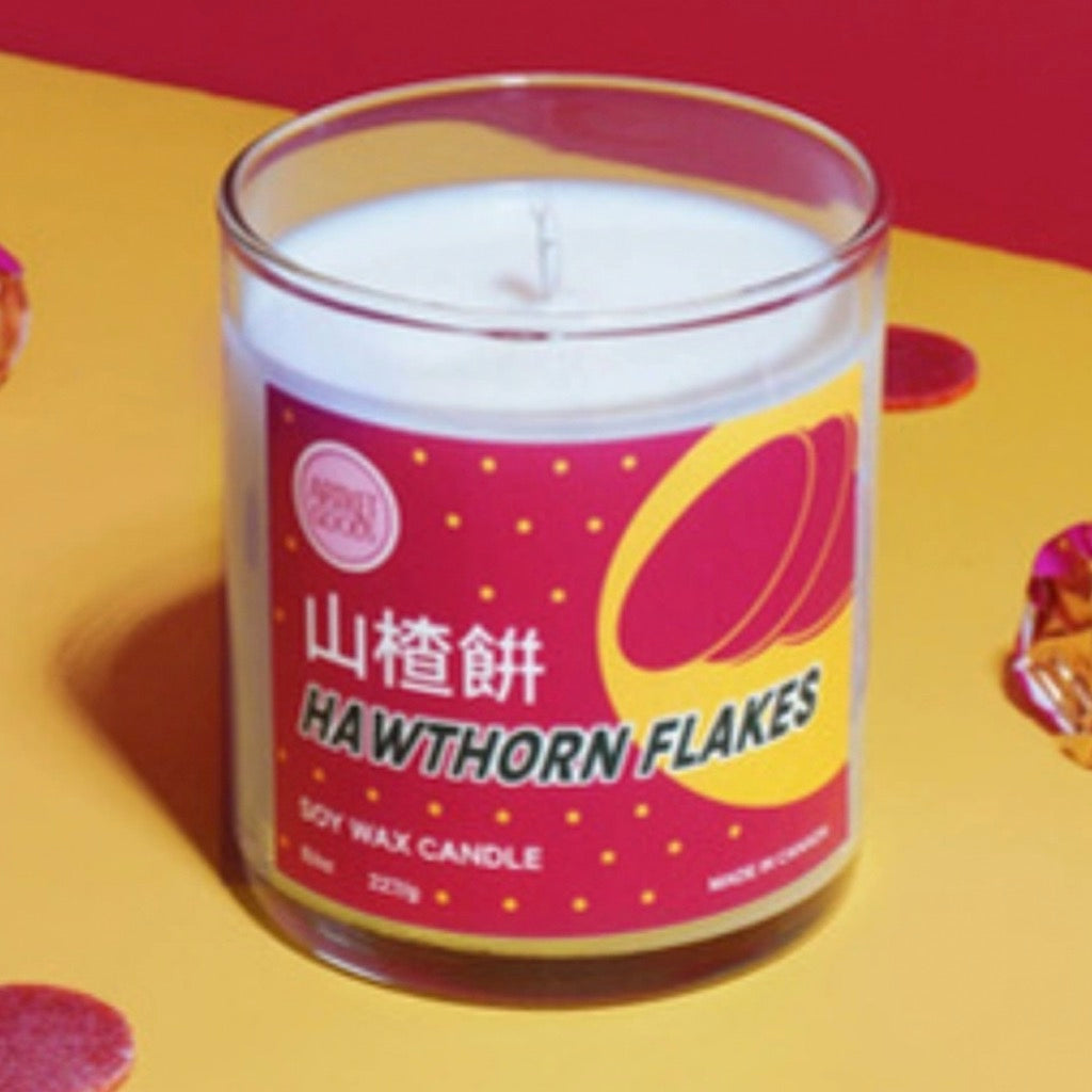 Hawthorn Flakes Soy Wax Blend Candle.