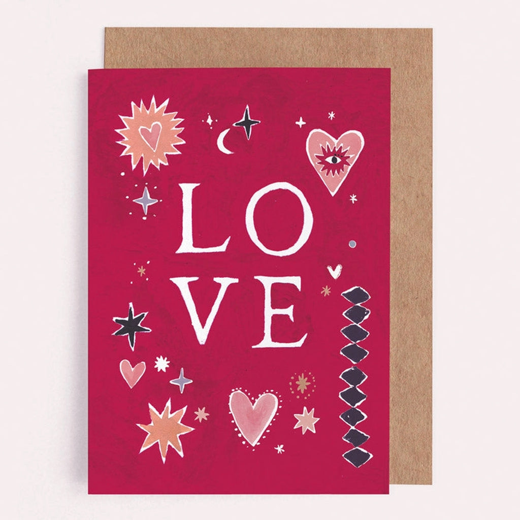 Hearts Mini Love Card.