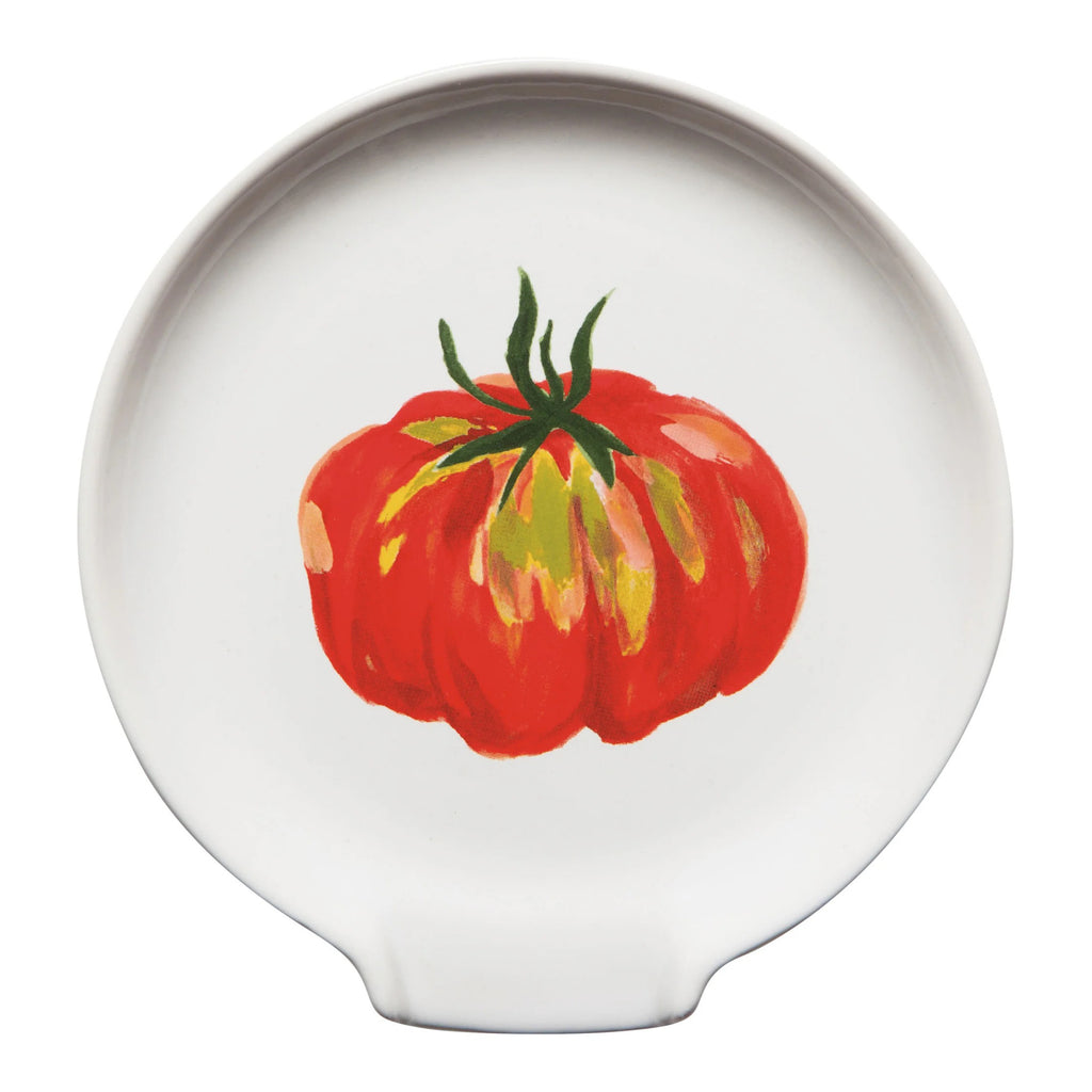 Heirloom Tomatoes Printed Spoon Rest.