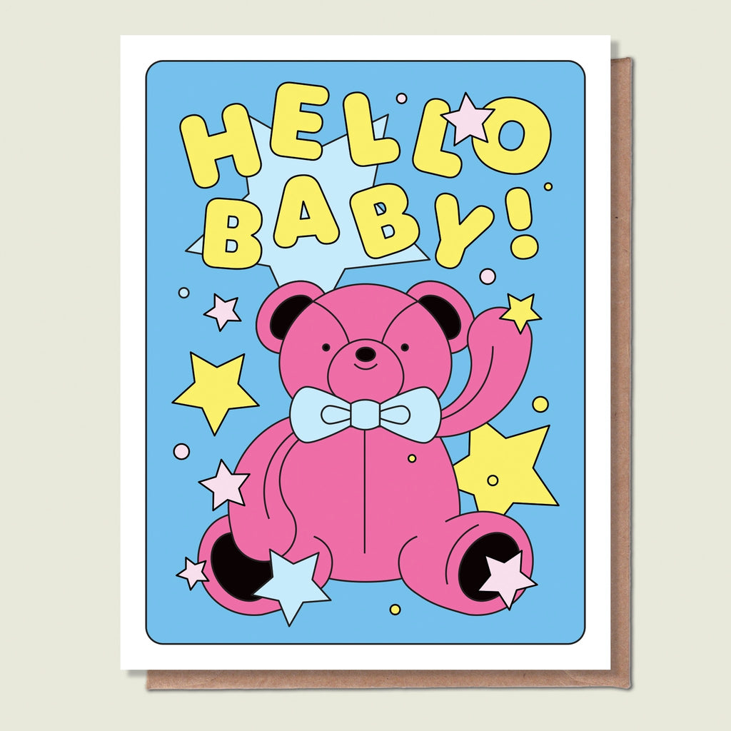 Hello Baby Greeting Card.