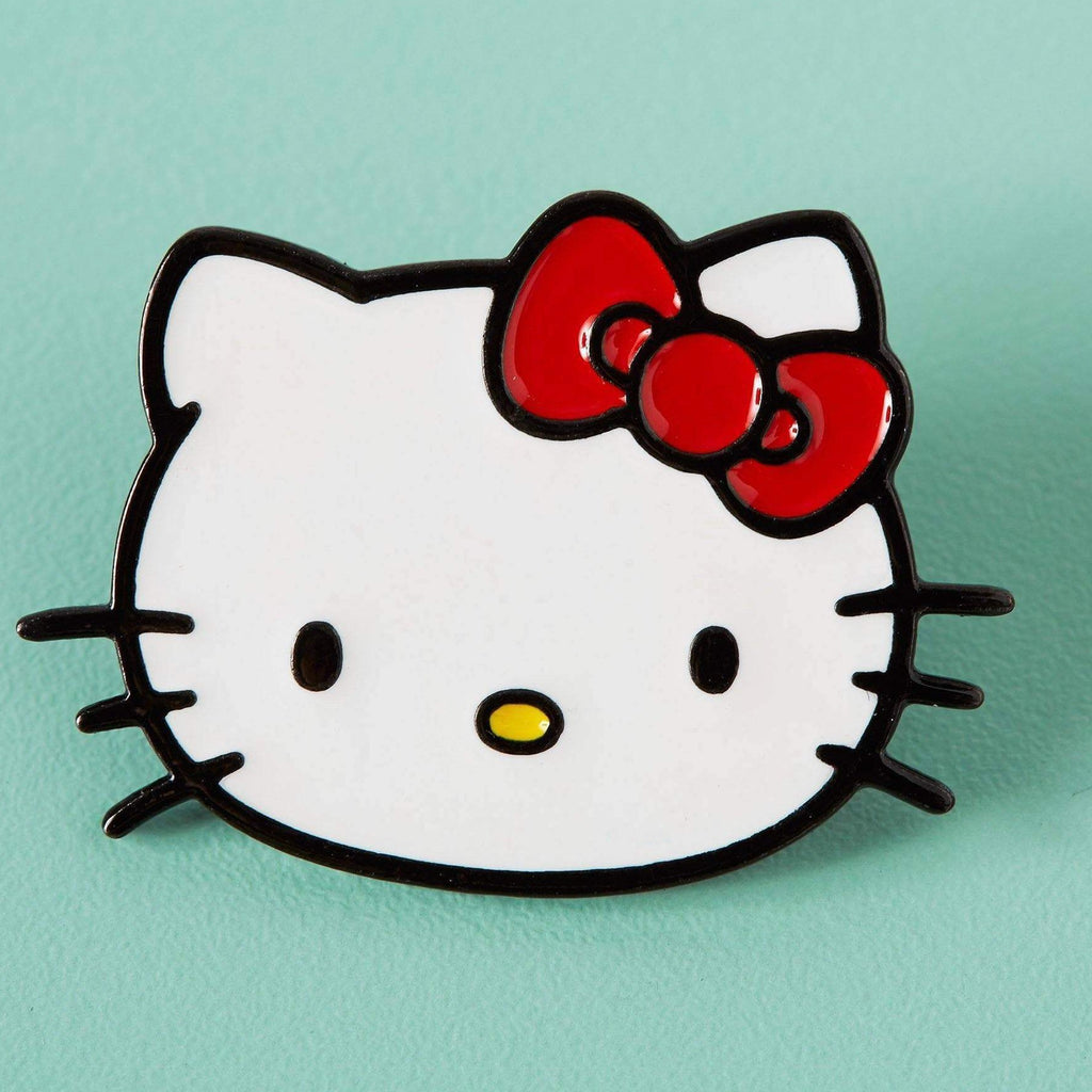 Hello Kitty Face Enamel Pin.