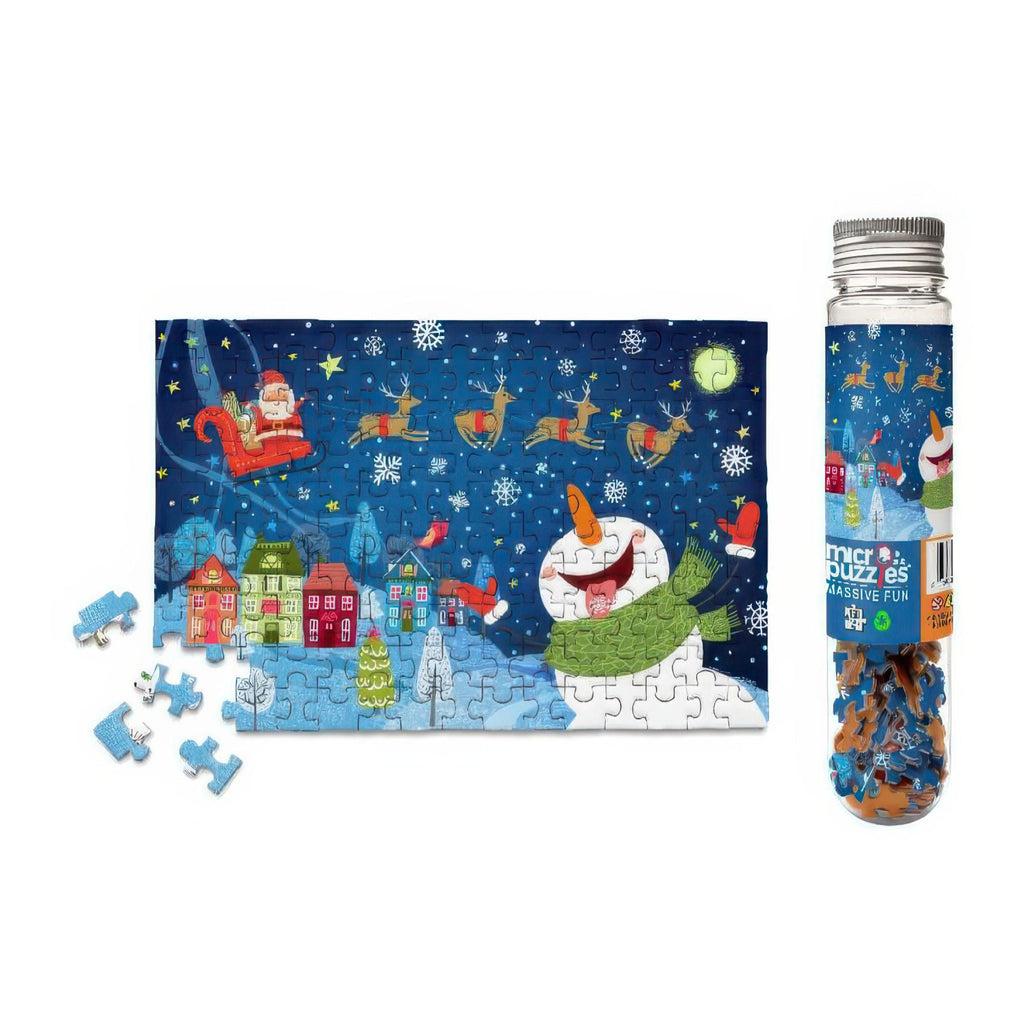 Here Comes Santa Claus Mini Jigsaw Puzzle packaging.
