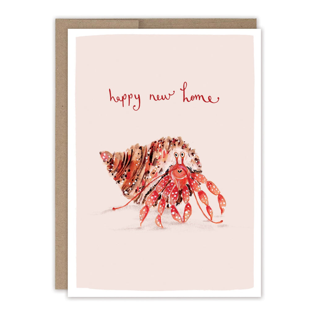 Hermit Crab New Home Card.