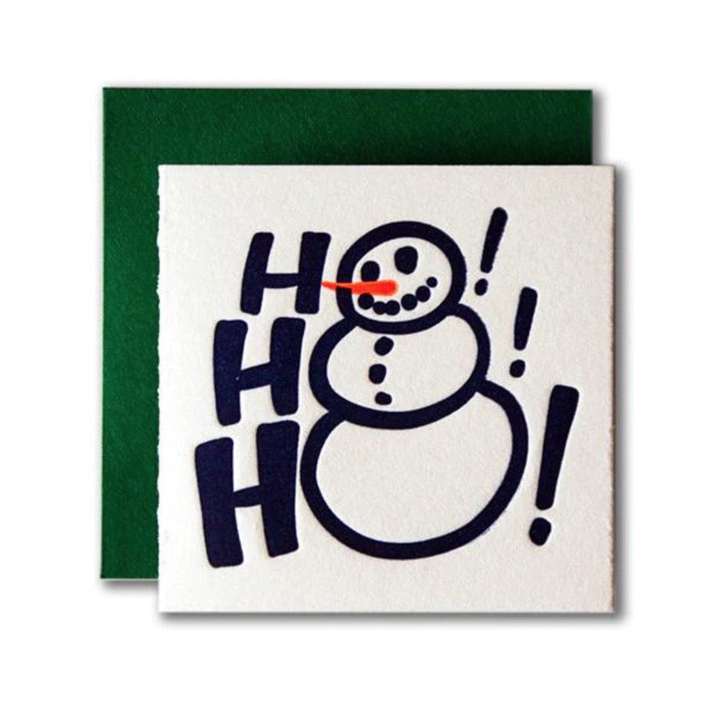 Ho Ho Ho Tiny Holiday Card.