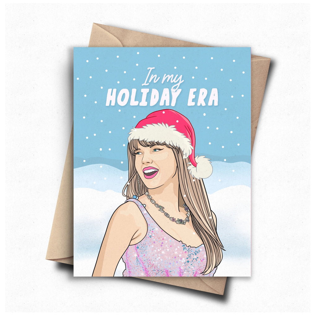 Holiday Era Taylor Swift Christmas Card.