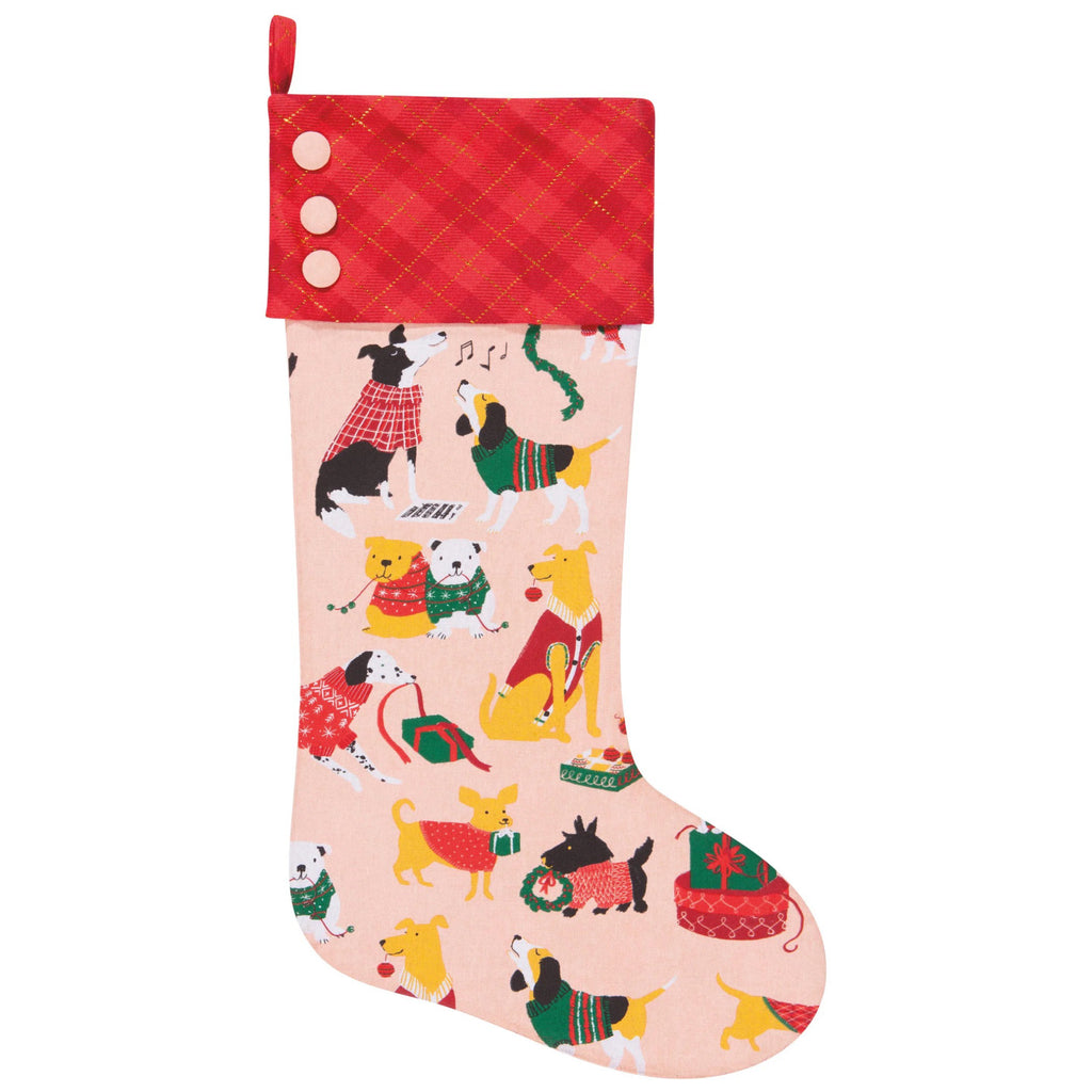 Holiday Hounds Christmas Stocking.