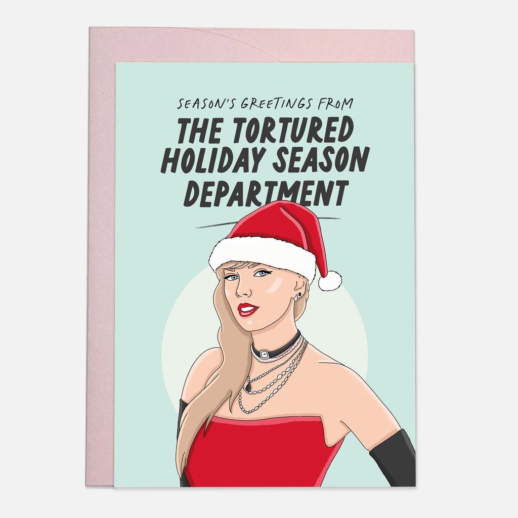 Holiday Season Department Taylor Swift Christmas Card.