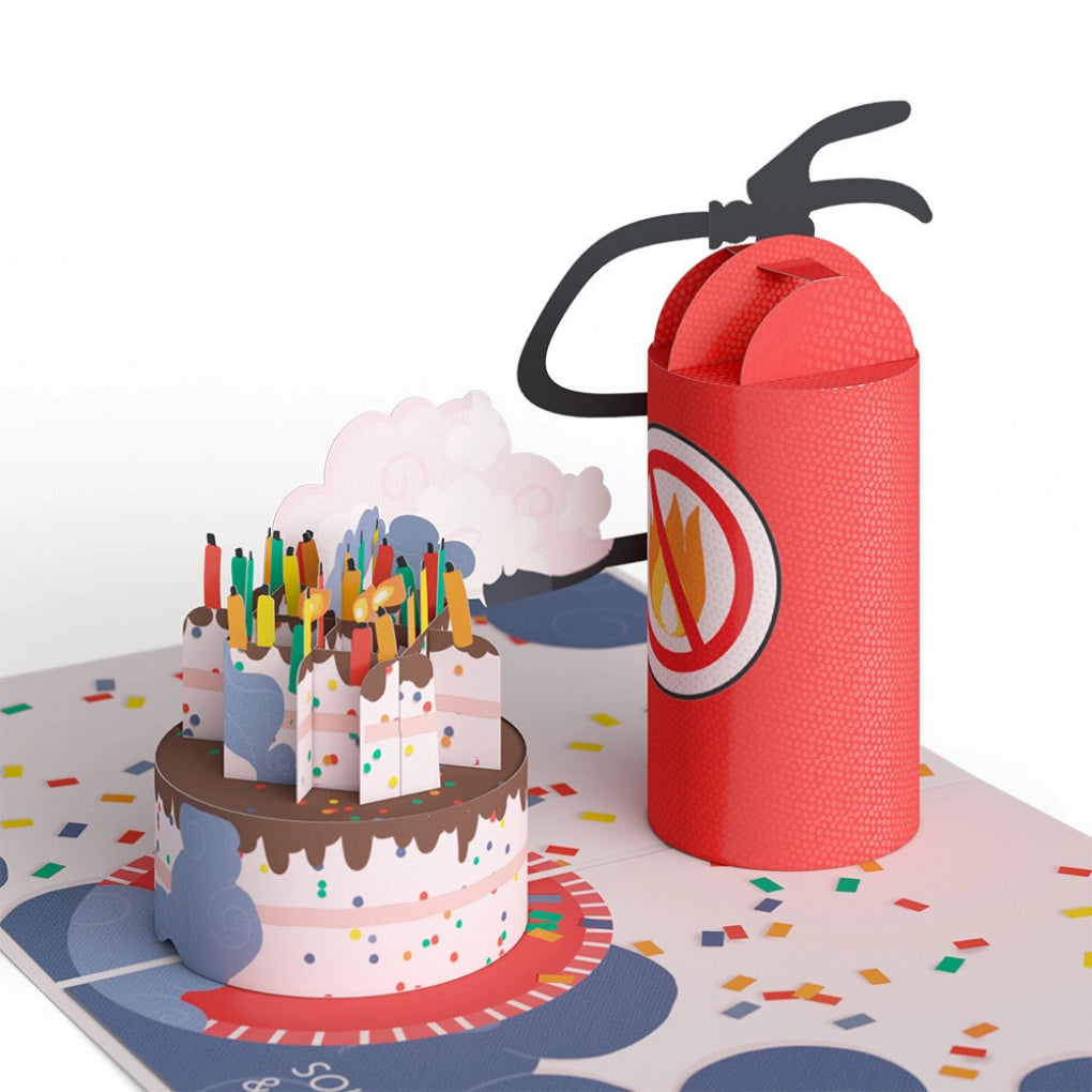Holy Smokes You're Old Birthday Pop-Up Card.