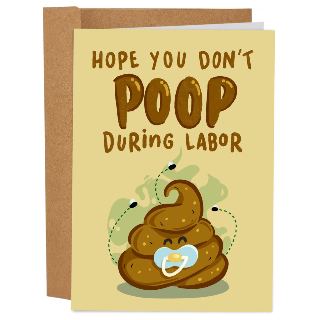 Hope You Don't Poop Baby Card.