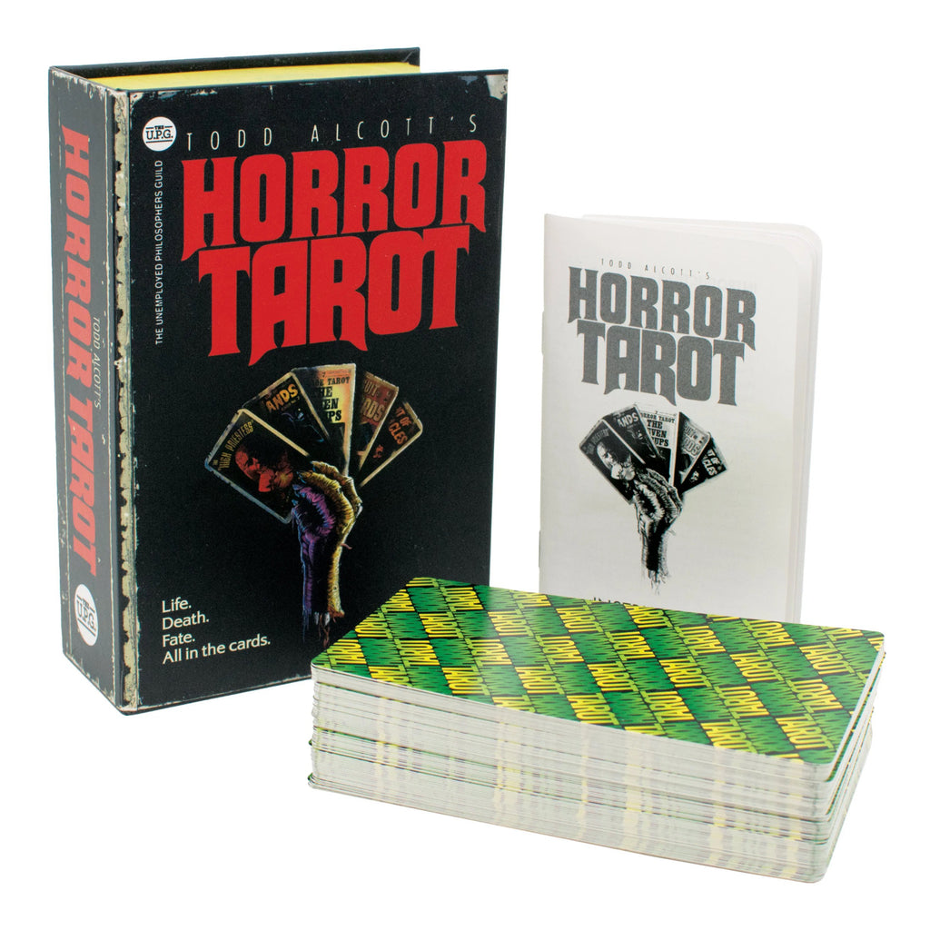 Horror Tarot Deck with contents.