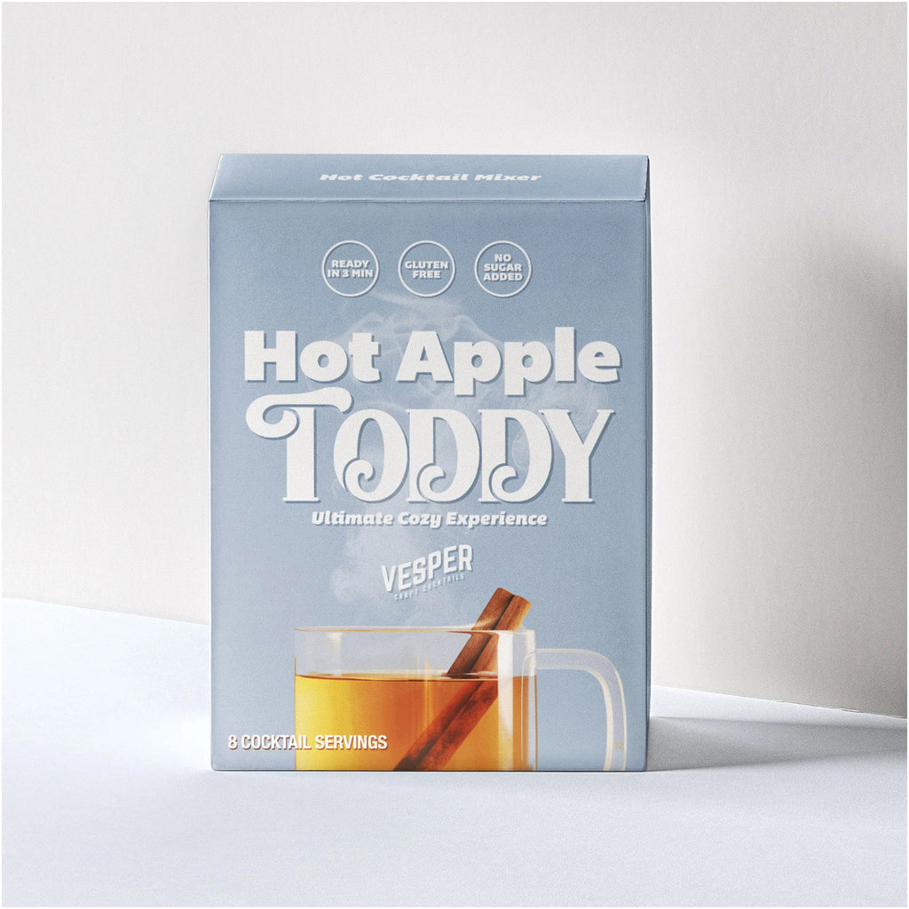 Hot Apple Toddy packaging.