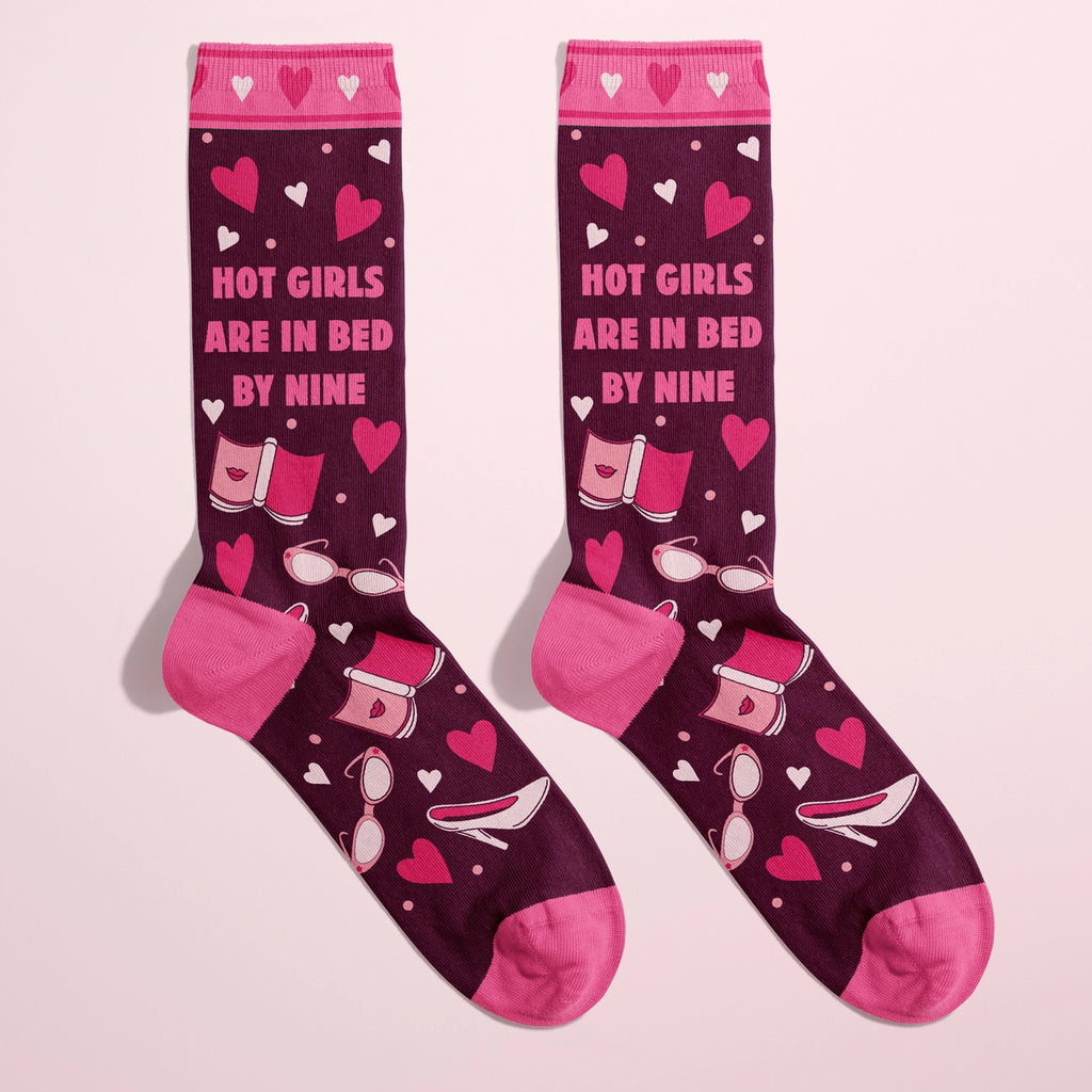Hot Girls Are In Bed By 9 Socks.