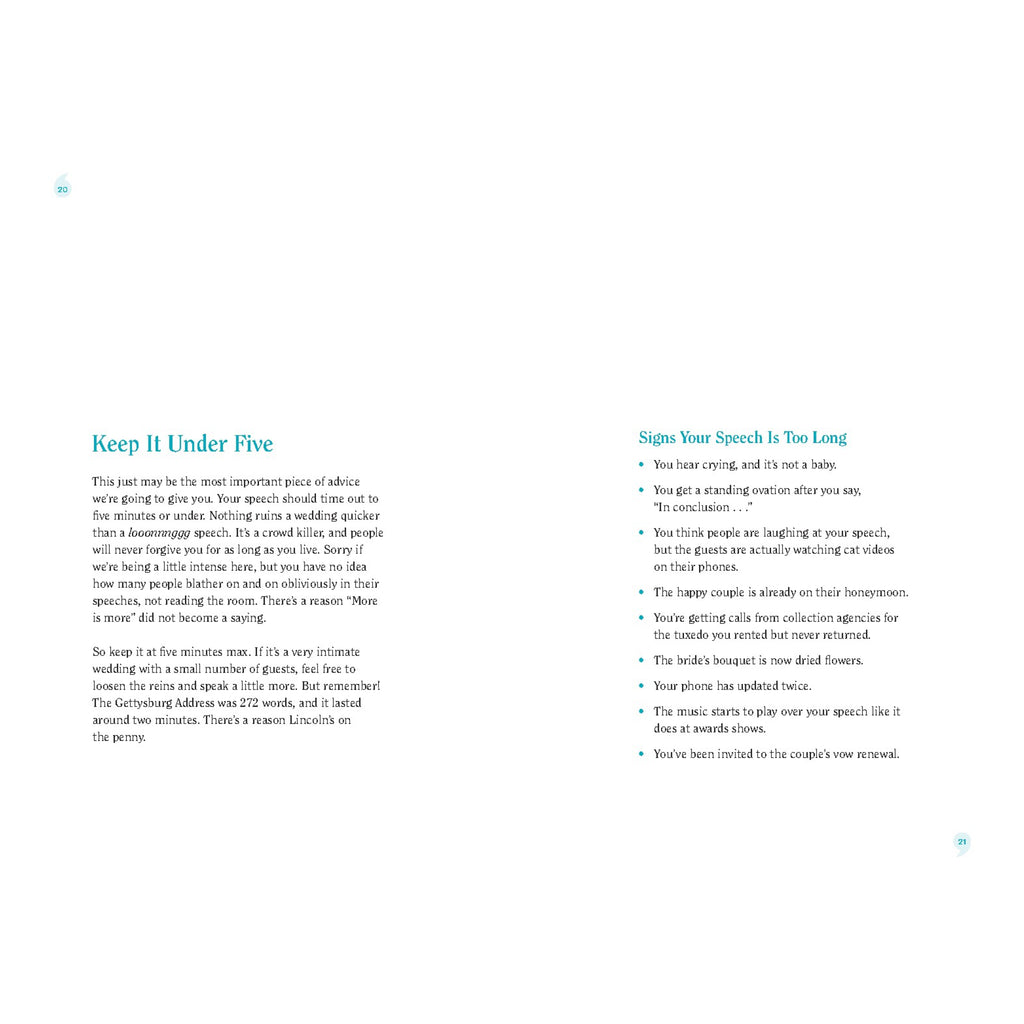 How To Write A Funny Speech - sample spread 2.
