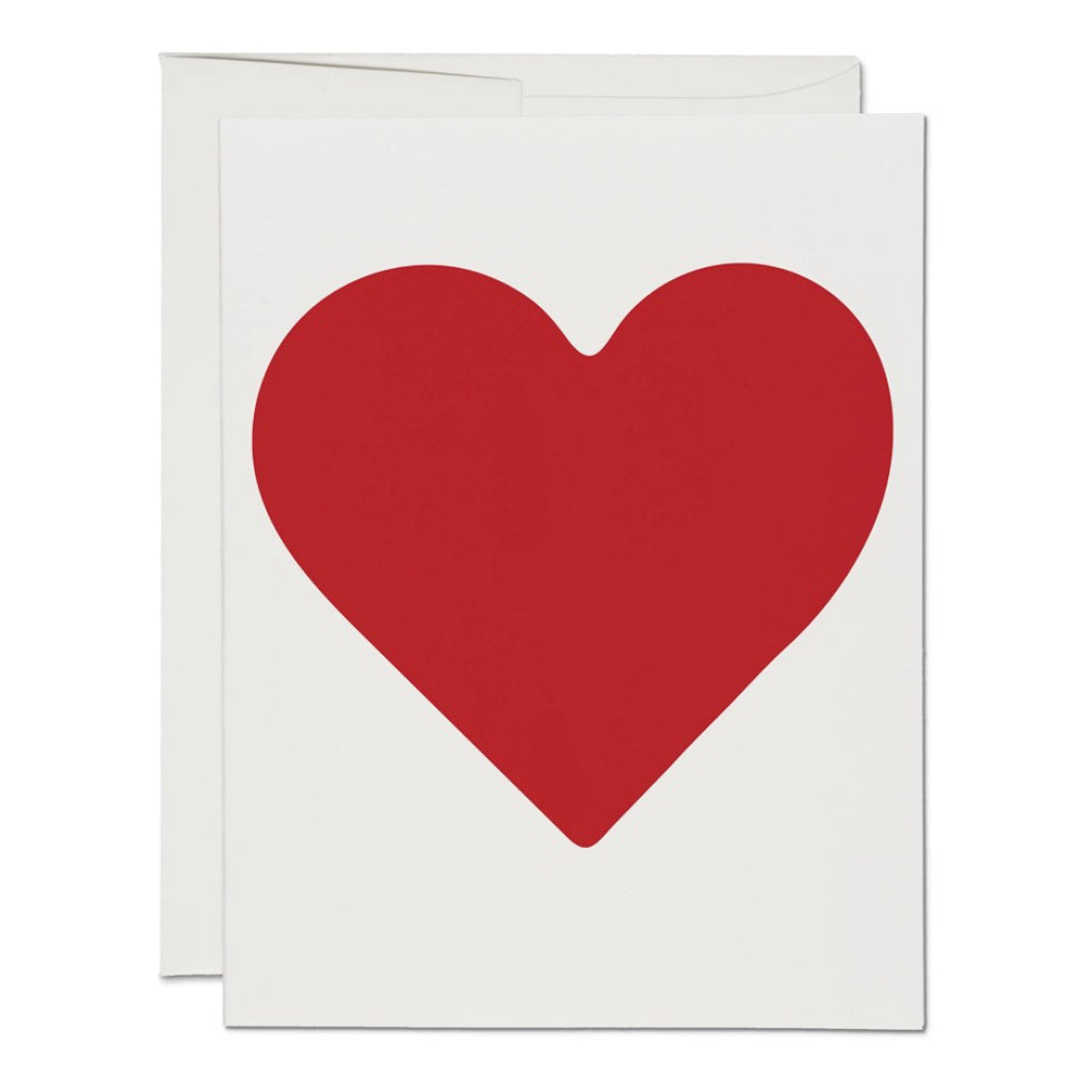 Huge Heart Love Greeting Card.