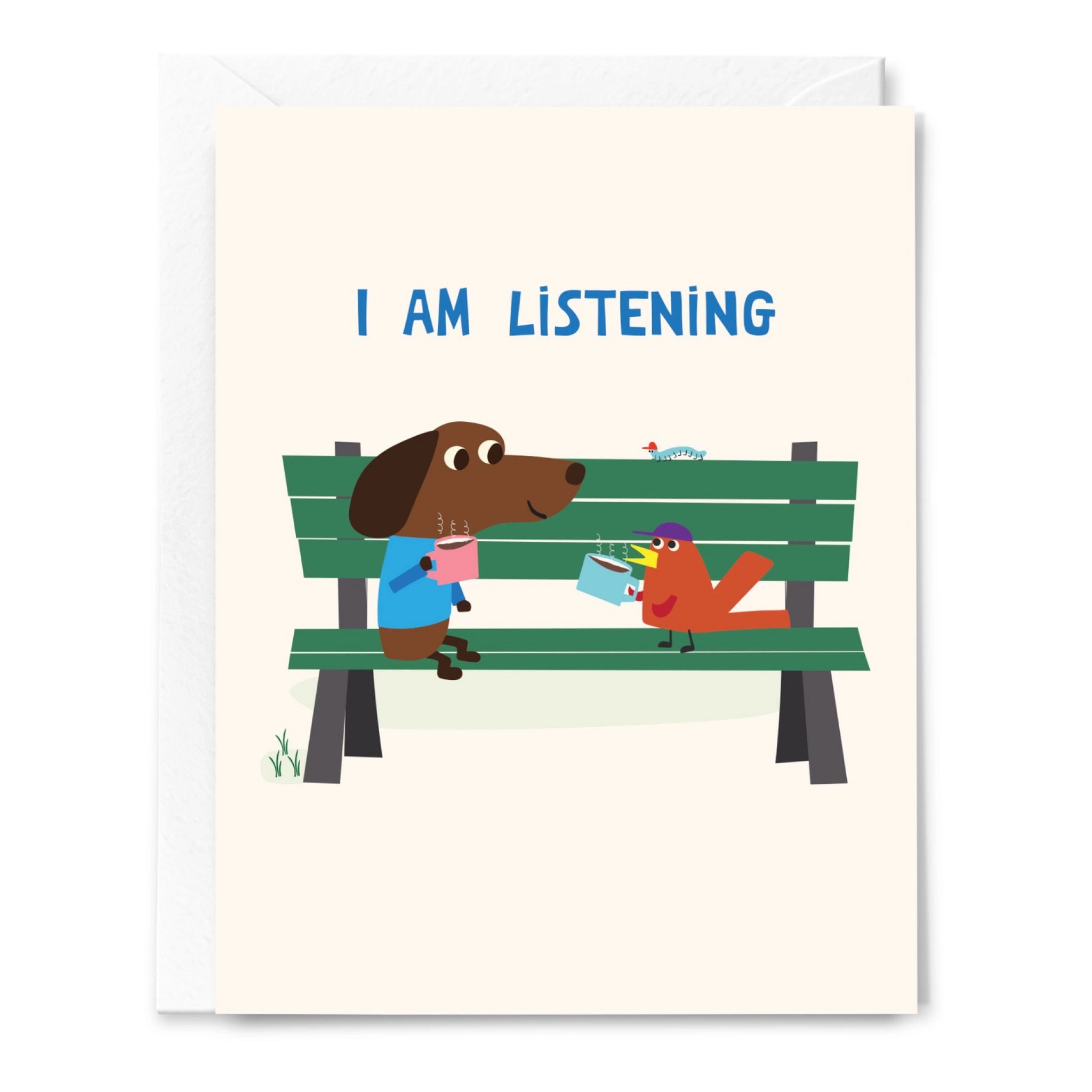Listener Card I Am Listening Card | Happy Just Happy – Outer Layer