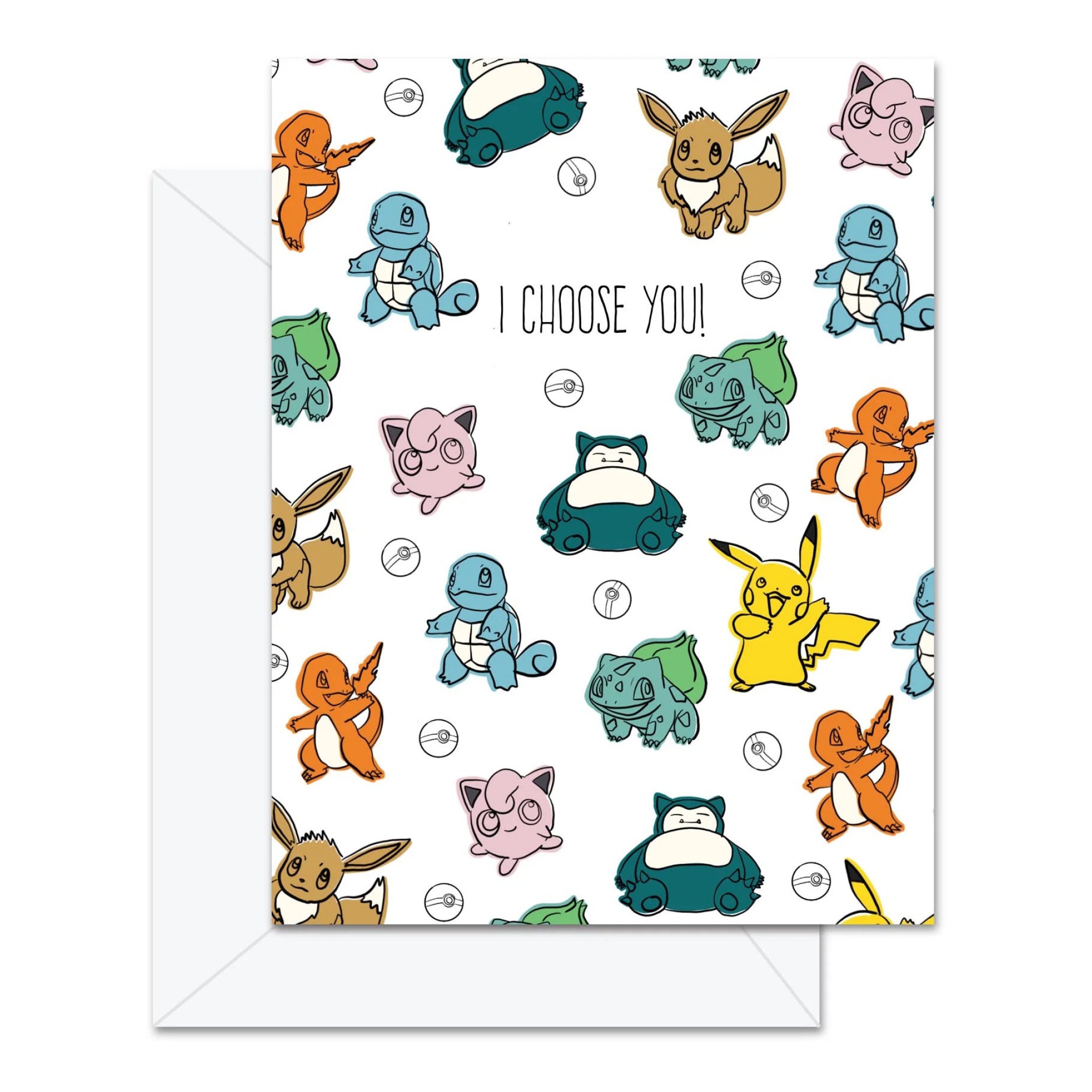 I Choose You Pokemon Card | Jaybee Design Outer Layer I Choose You Pokemon Card | Jaybee Design Outer Layer