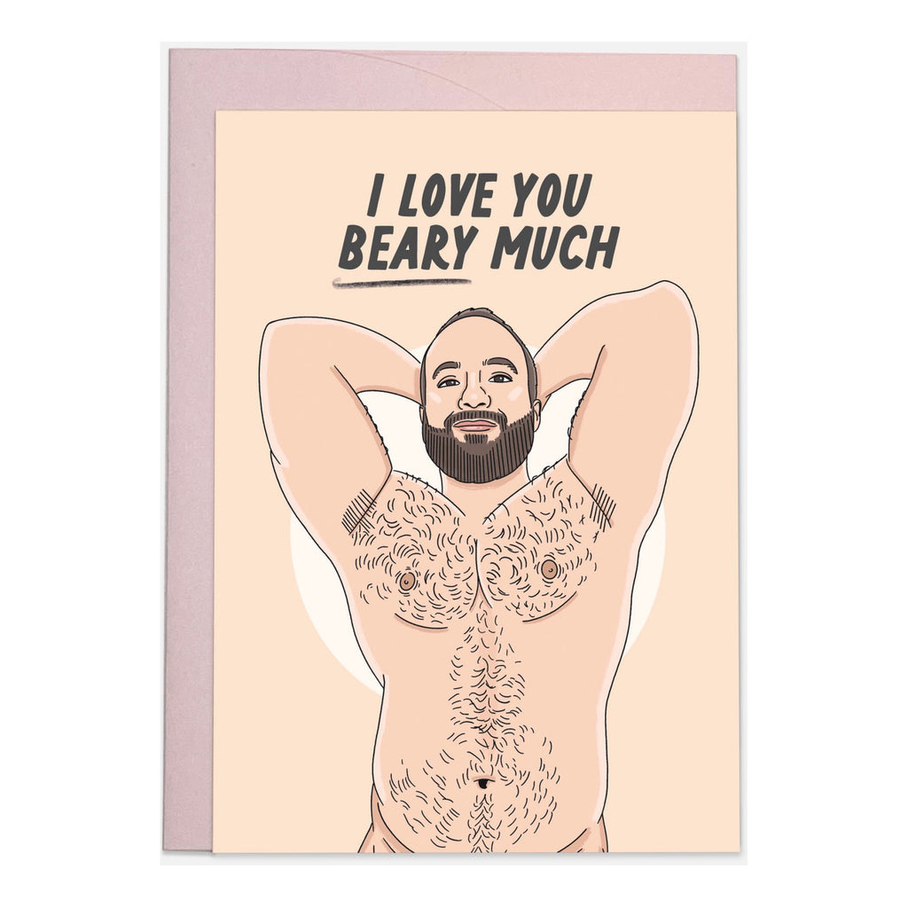 I Like You Beary Much Card.