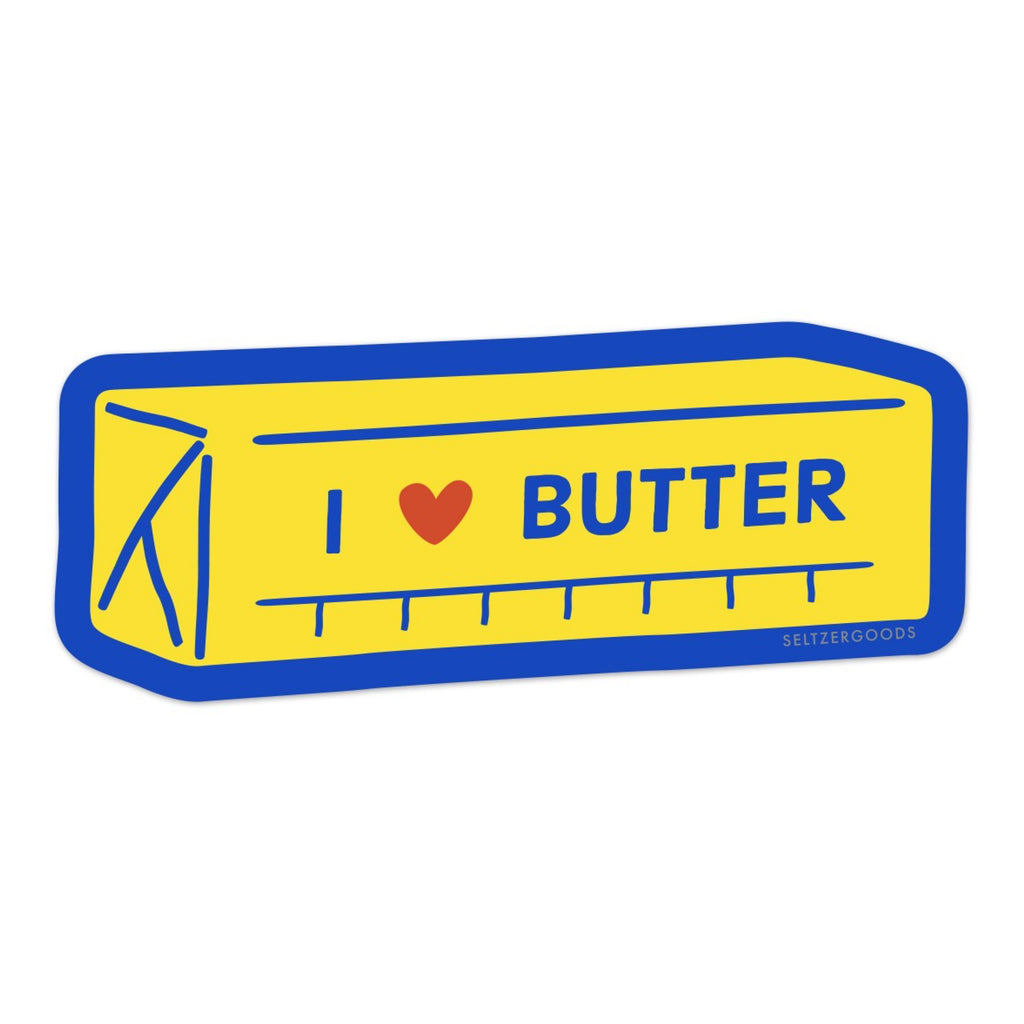 I Love Butter Sticker.