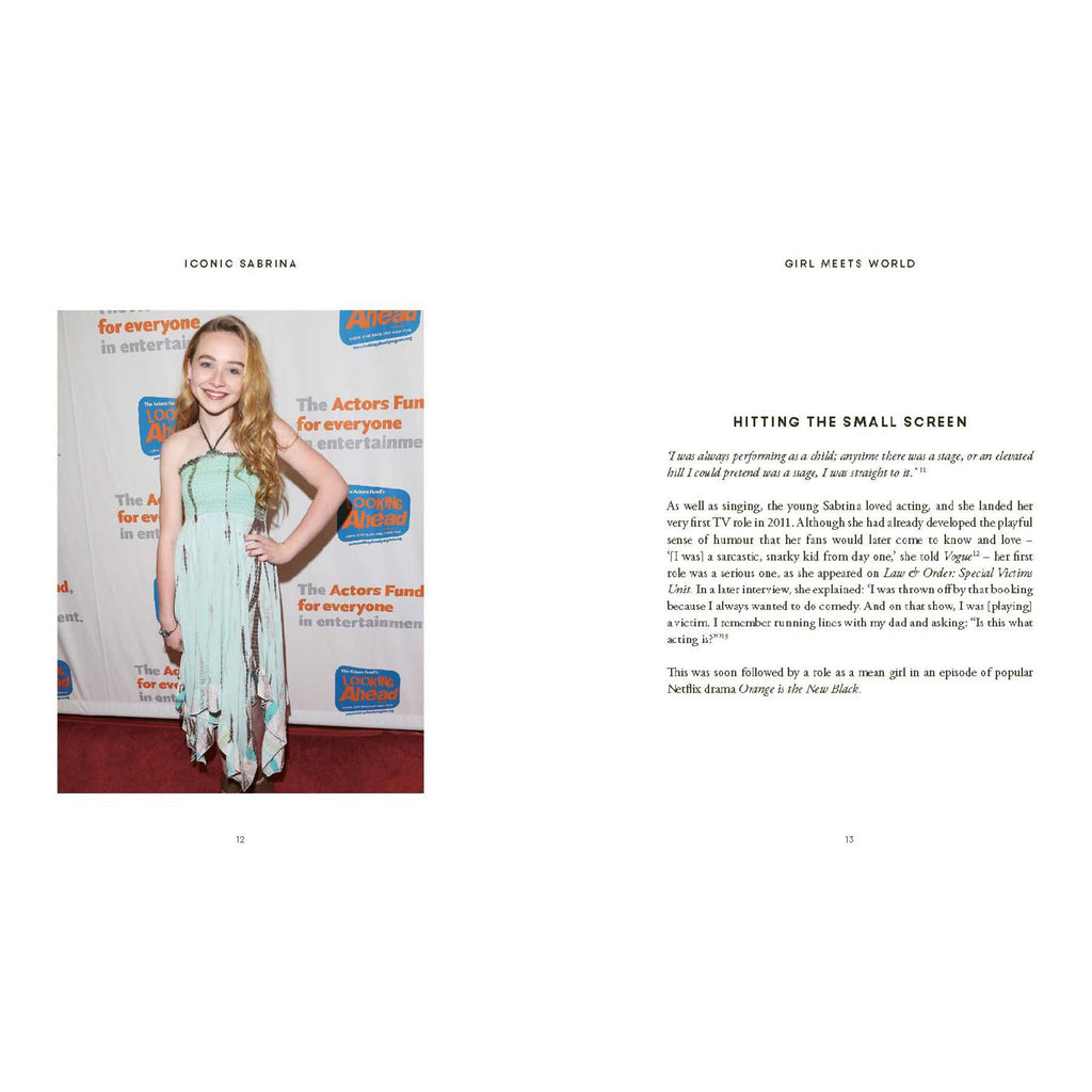 ICONIC: Sabrina - sample spread 2.