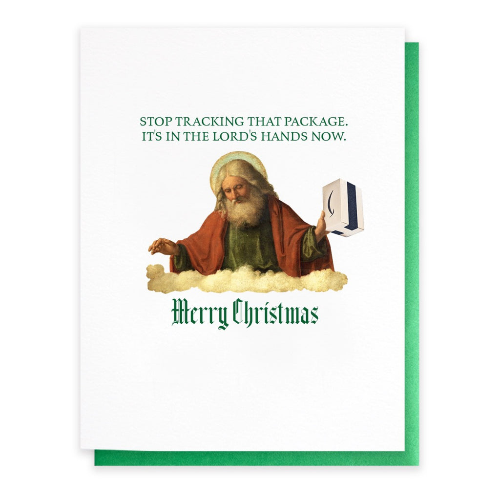 In The Lord's Hands Christmas Card.