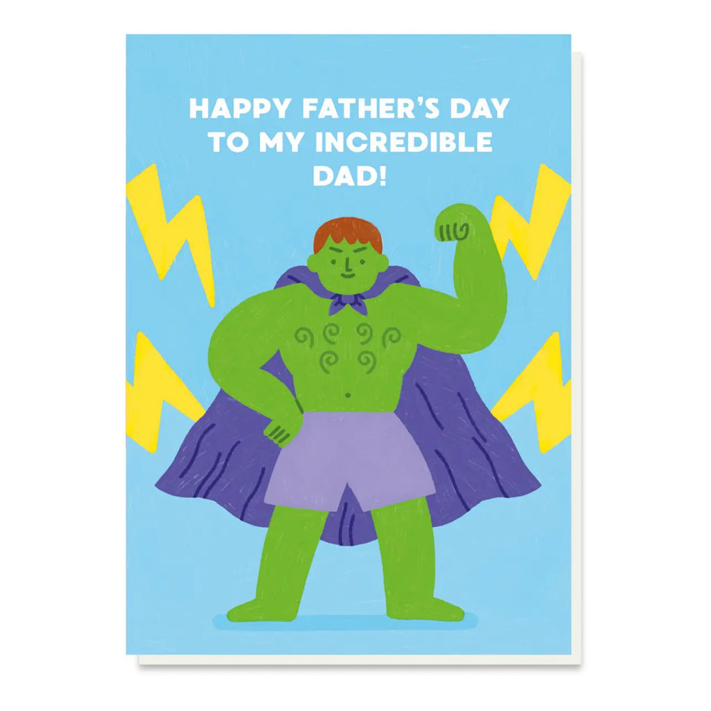 Incredible Hulk Father's Card.