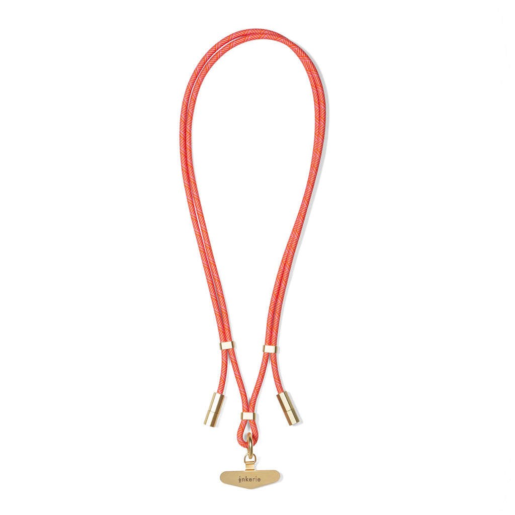 Inkerie Charge & Carry Phone Lanyard Pink.