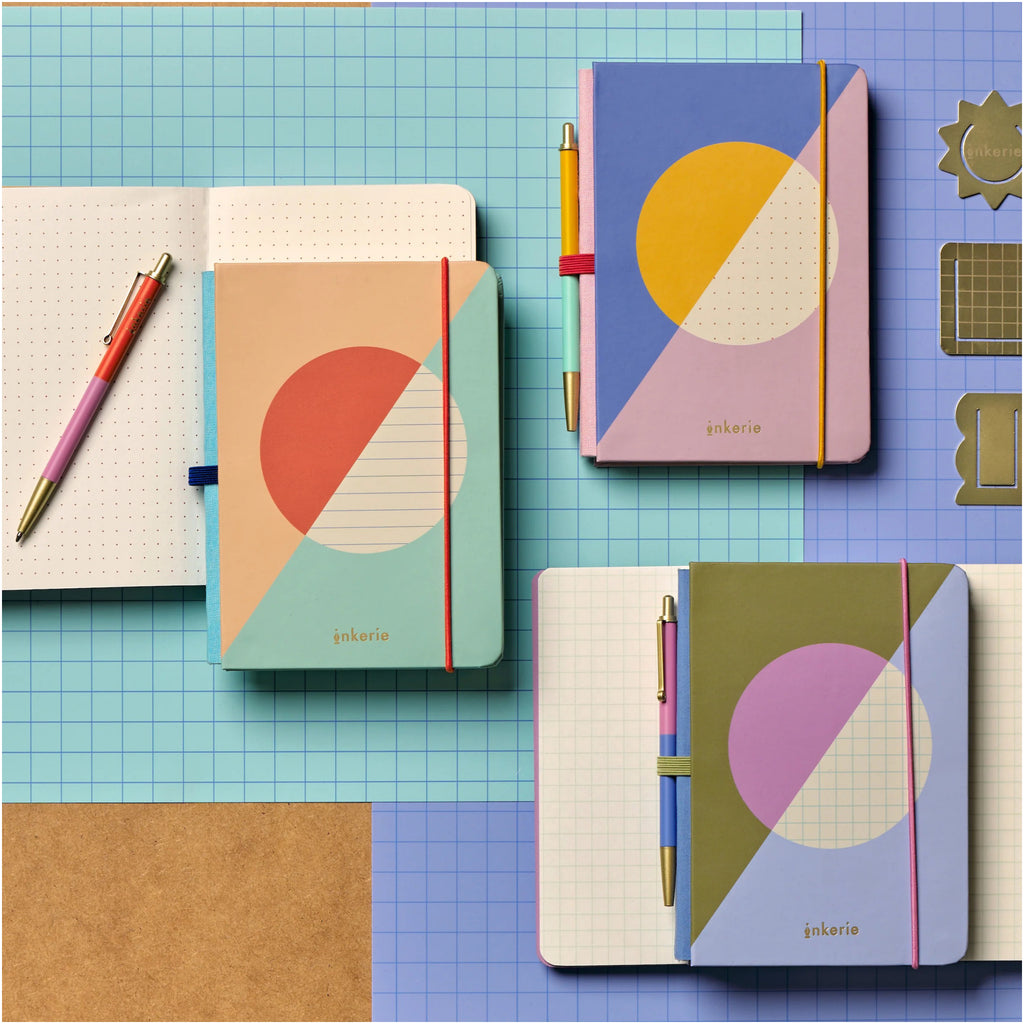 Inkerie Dotted Mini Notebook & Pen packaging.