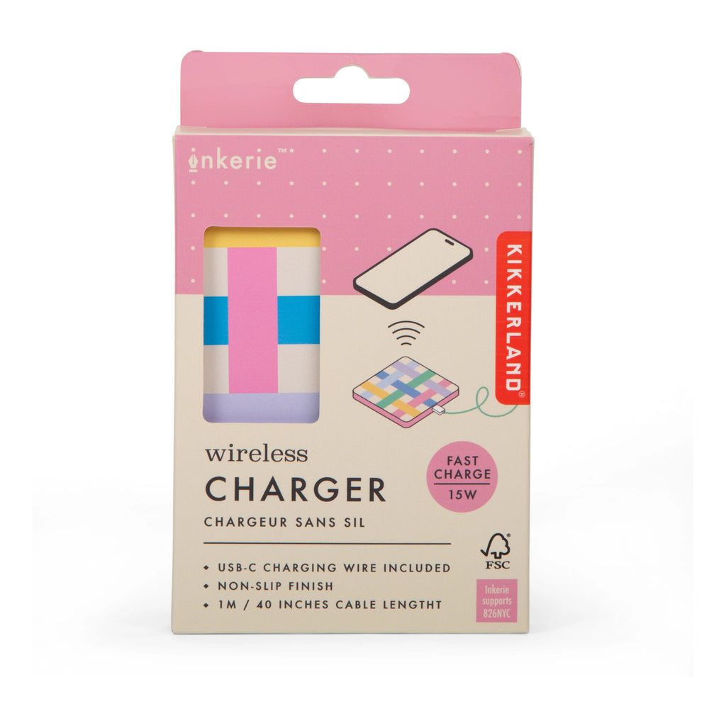Inkerie Wireless Charger Grid packaging.