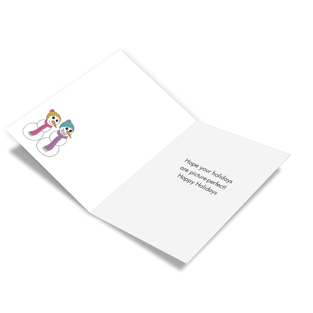 Inside of Nose Adjustment Christmas Card.