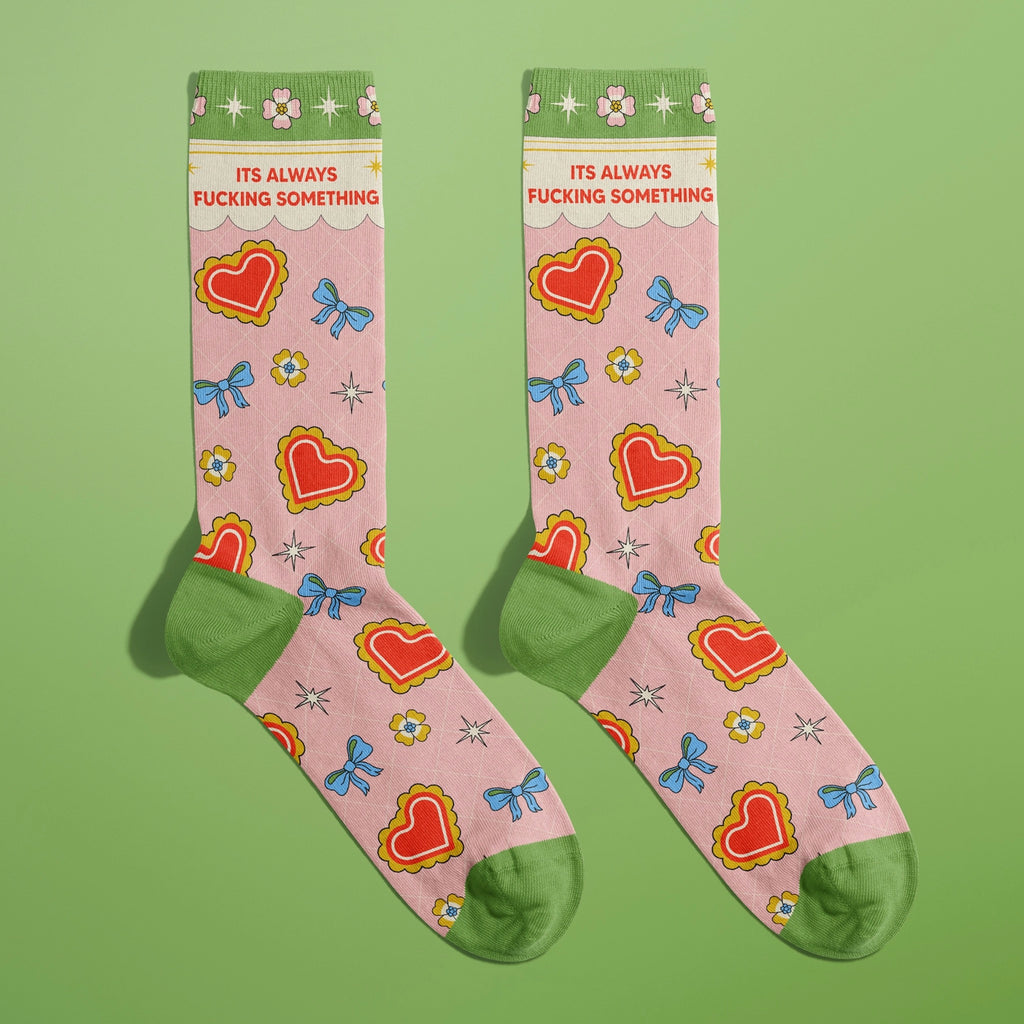 It's Always Fucking Something Socks - alt view.