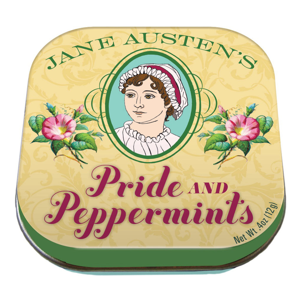 Jane Austen Pride and Peppermint Mints.