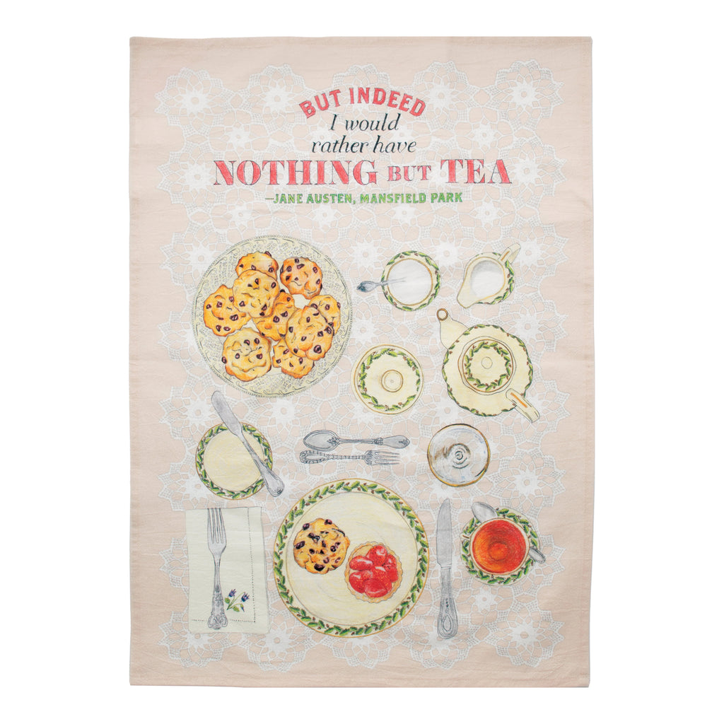 Jane Austen Tea Towel.