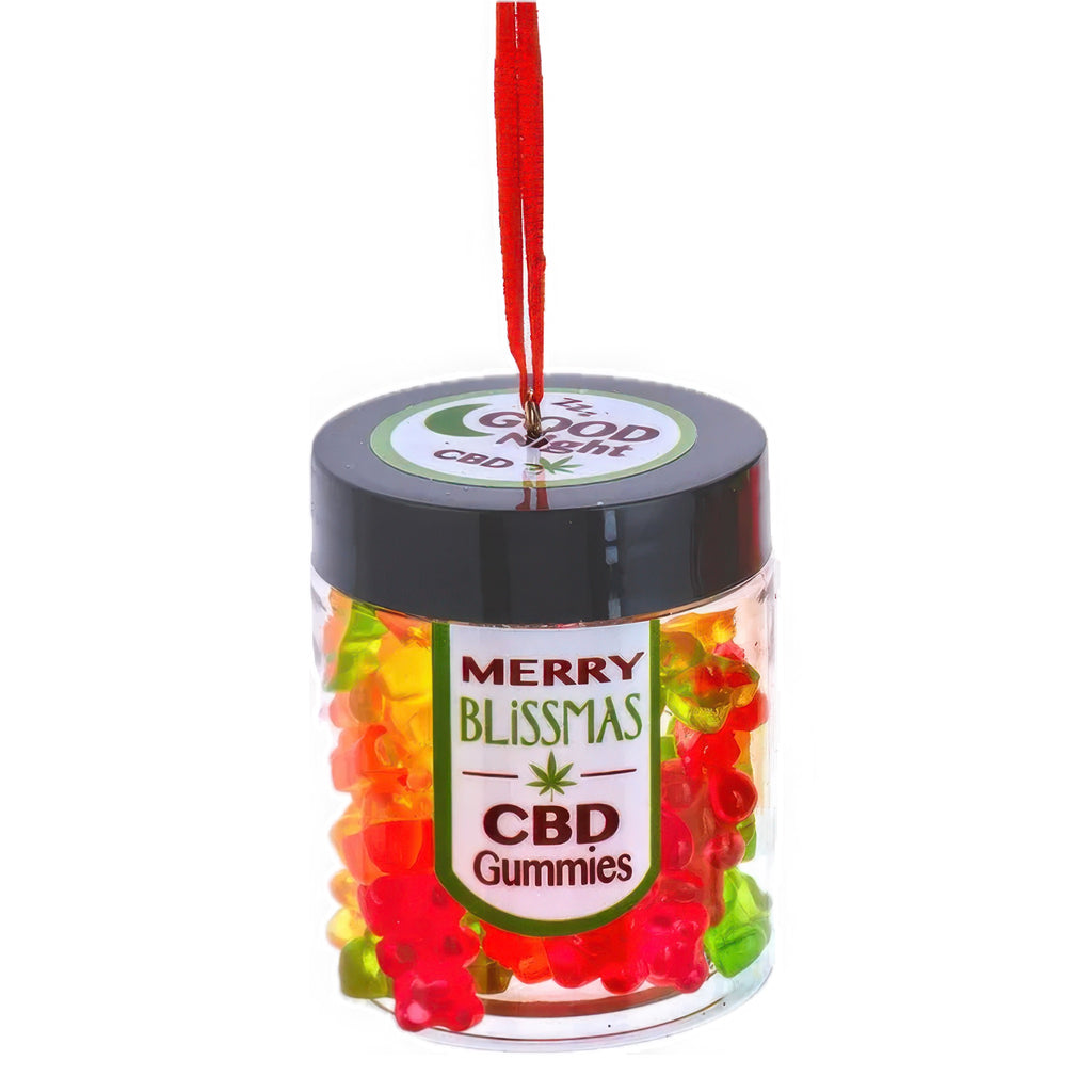 Jar Of Gummies Ornament - Merry Blissmas.