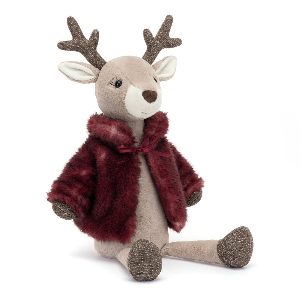 Jellycat Christmas reindeer.