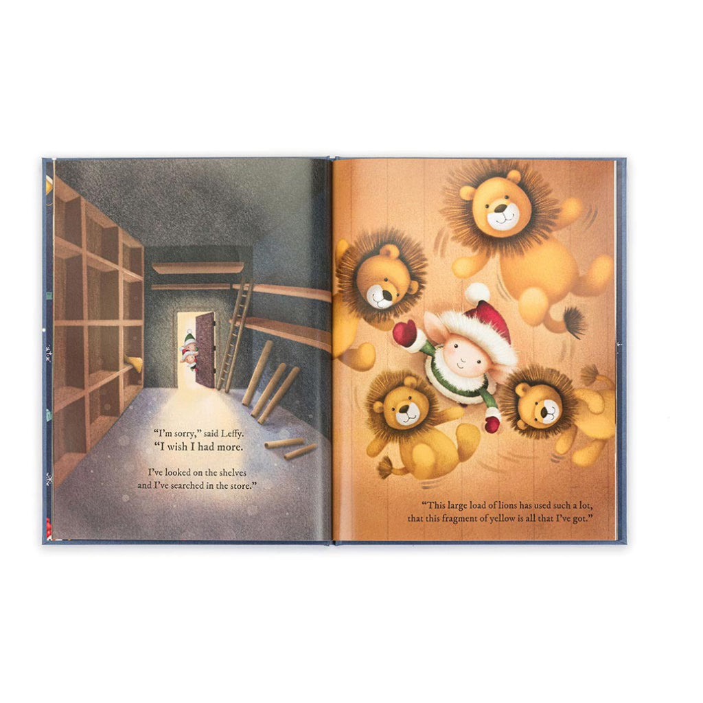 Jellycat Eldo Elf And The Patchwork Bashful Bunny Book - spread 1.