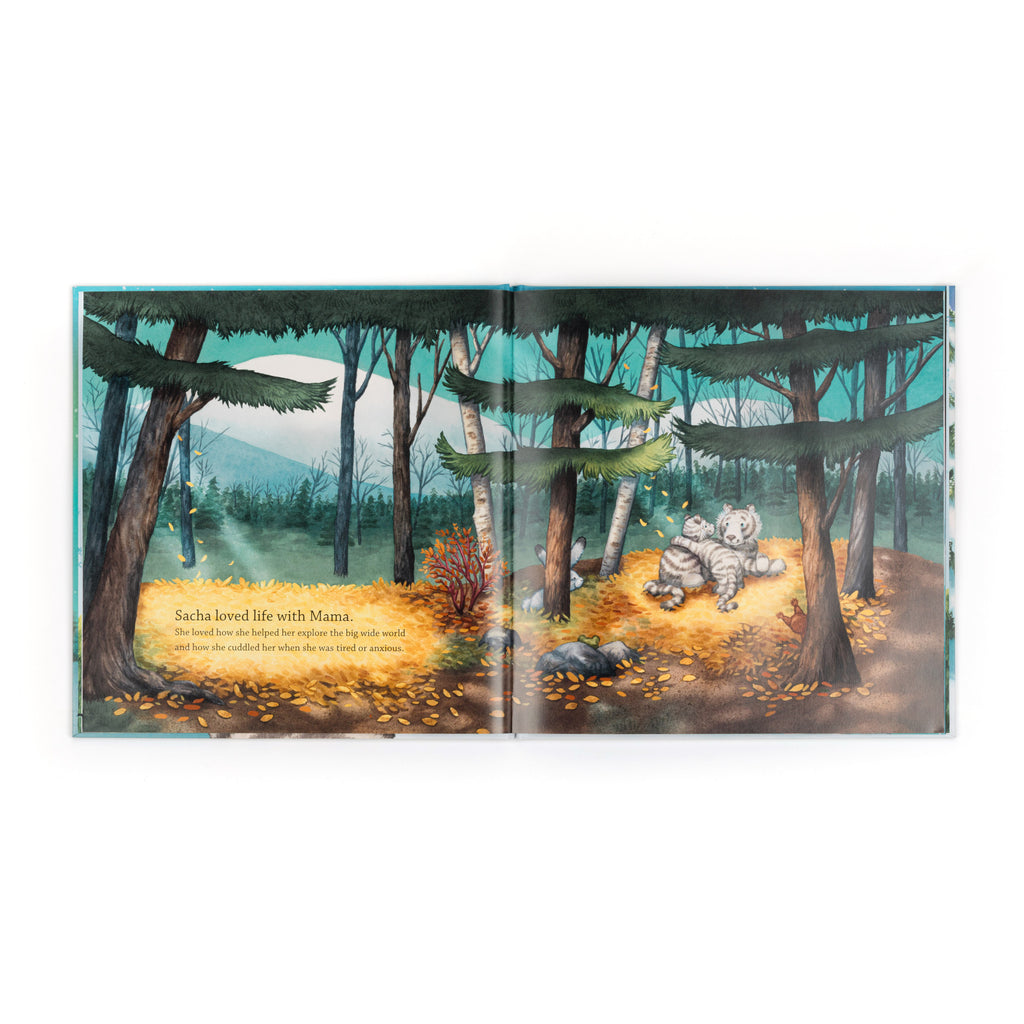 Jellycat Sacha And The Most Wonderful Thing Book spread 1.