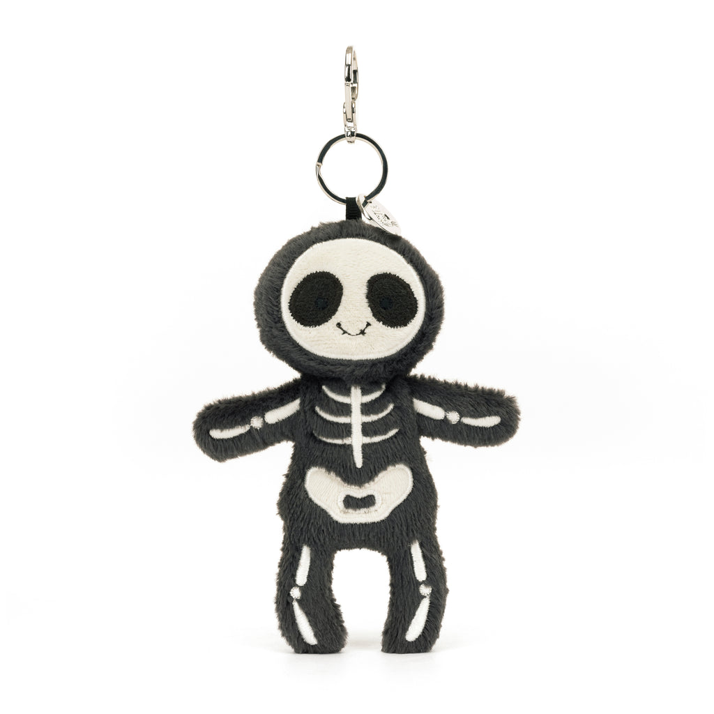 Jellycat Skeleton Bob Bag Charm.