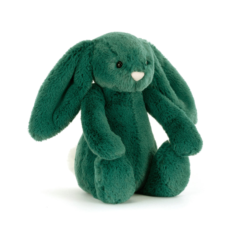 Jellycat teal bunny.