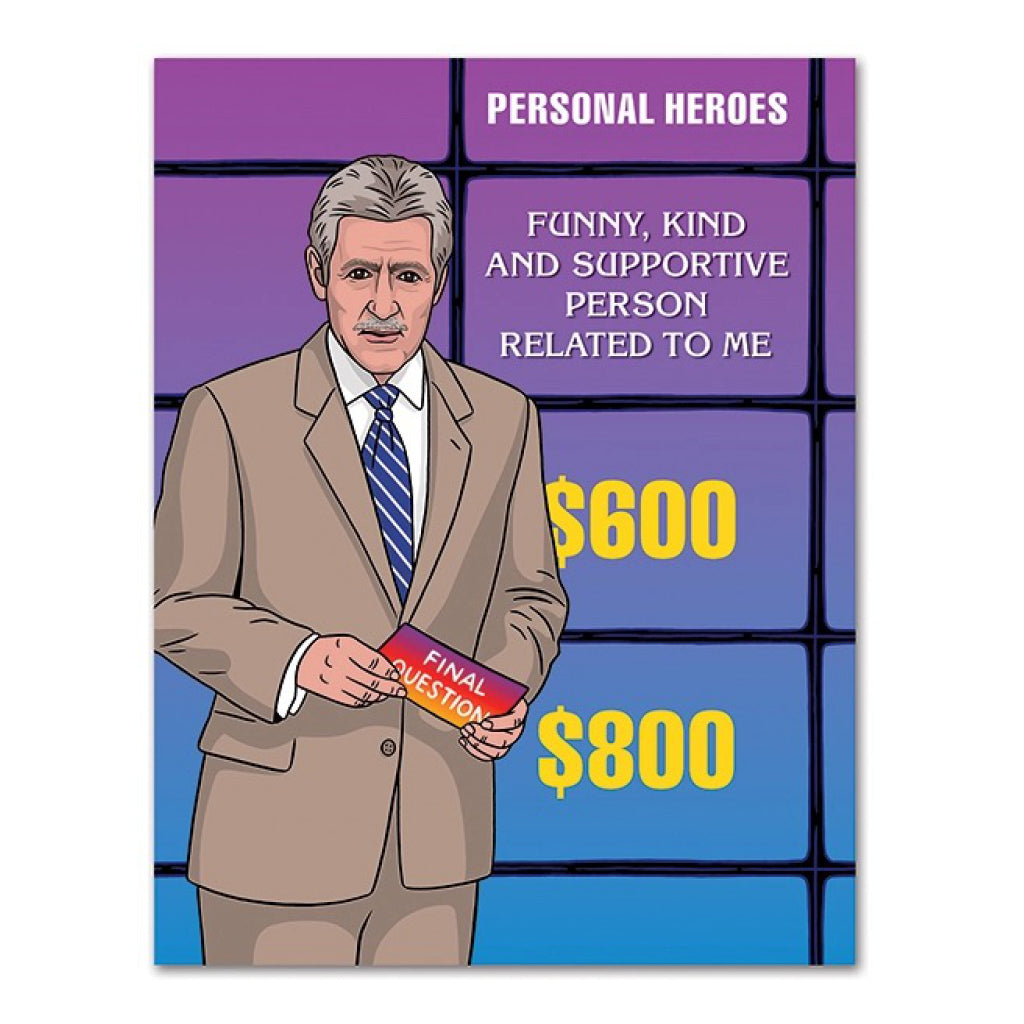 Jeopardy Best Dad Card.