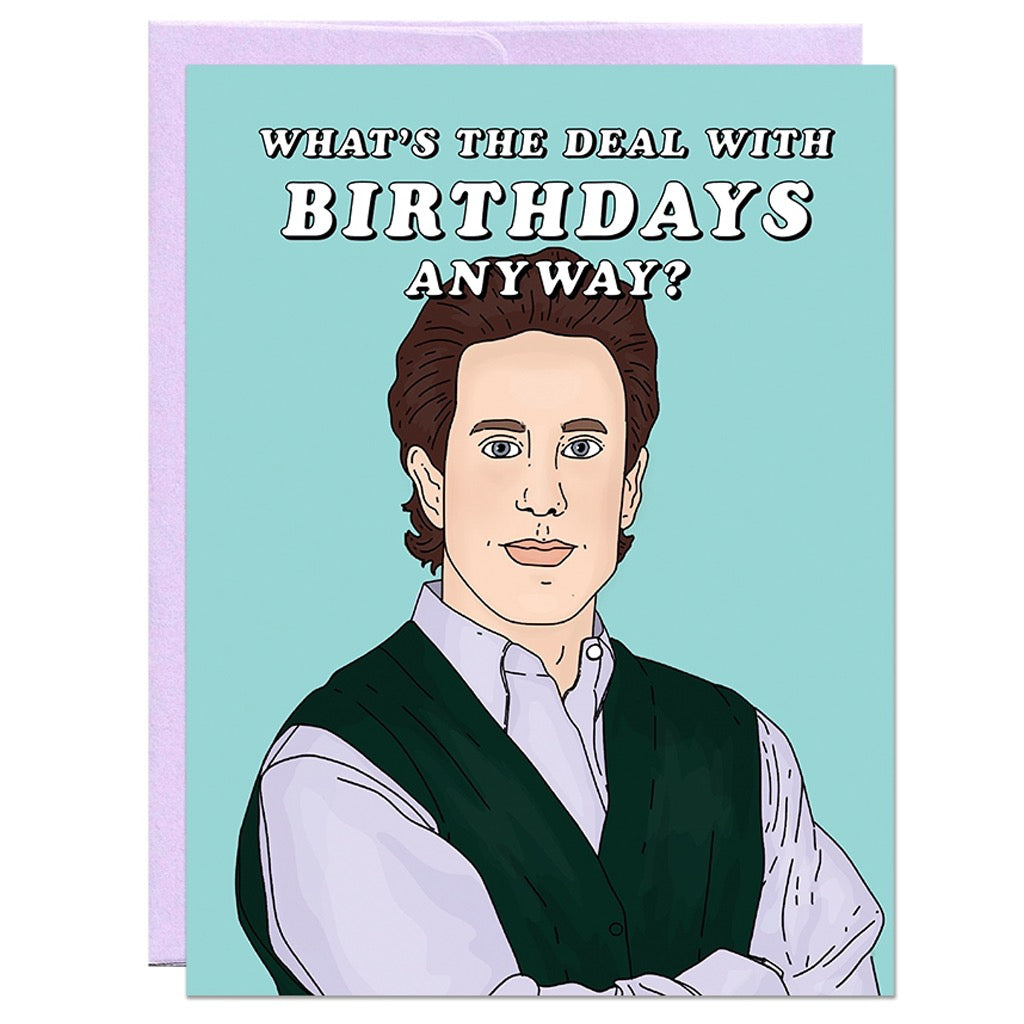 Jerry Seinfeld Birthday Card.