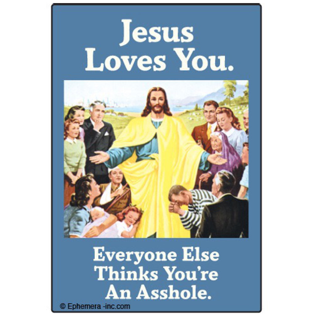 Jesus Loves You Magnet.