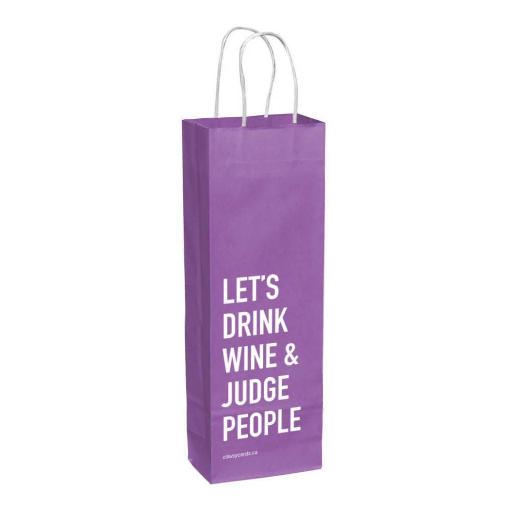 Judge People Wine Gift Bag.