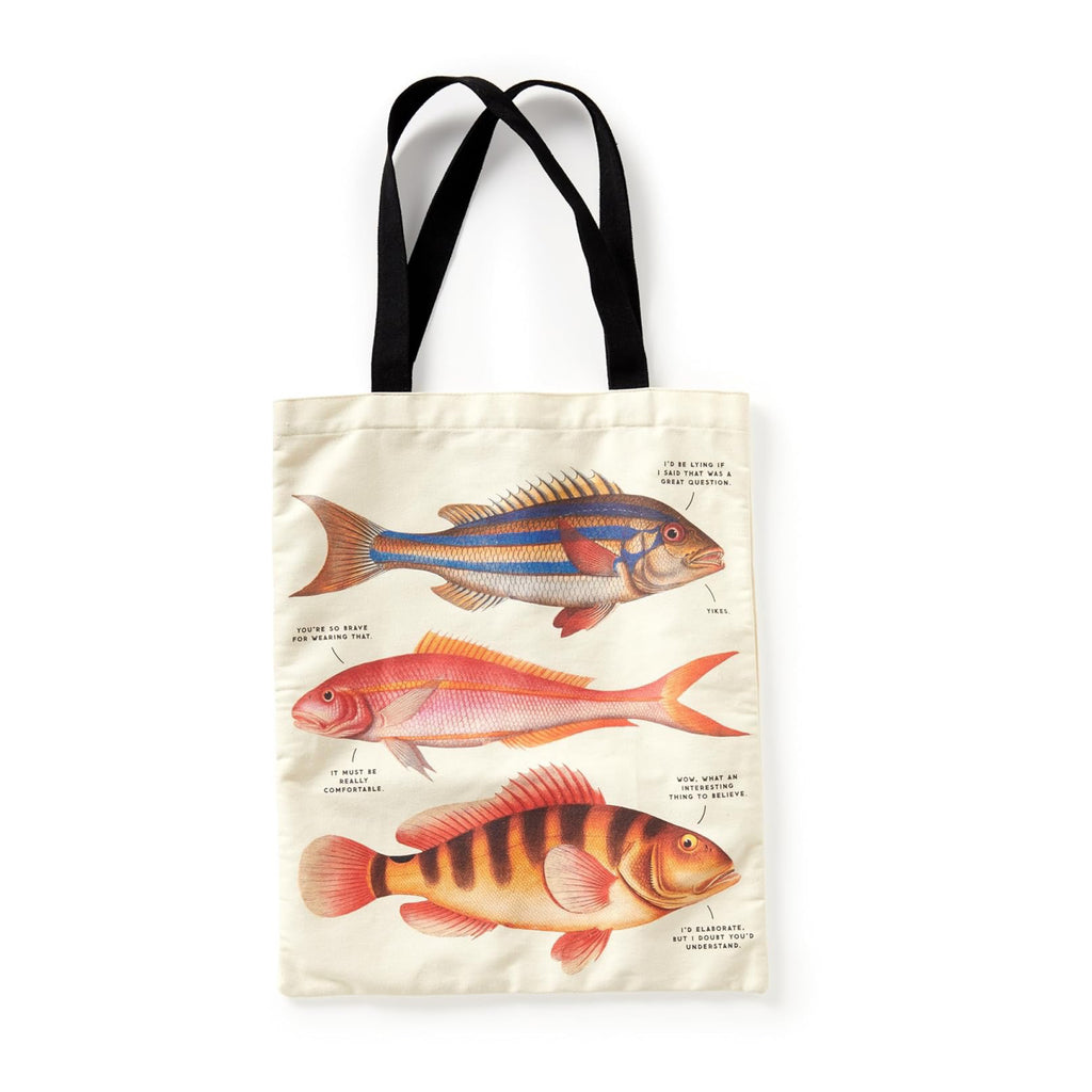 Judgy Fish Canvas Tote.