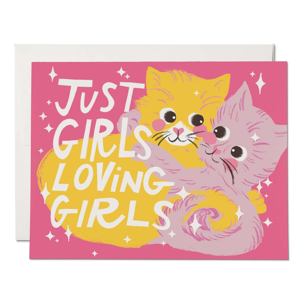 Just Girls Greeting Card.