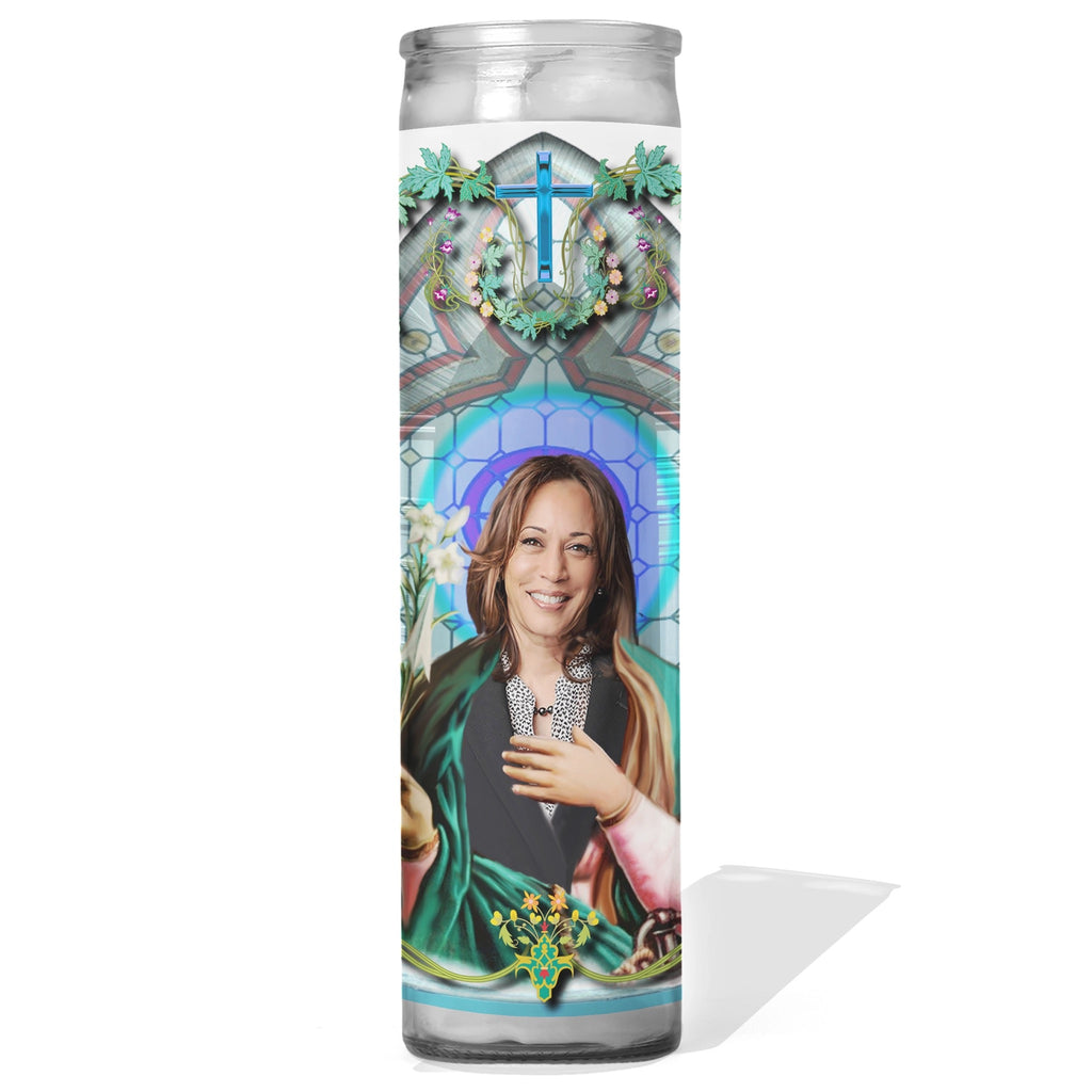 Kamala Harris Celebrity Prayer Candle.