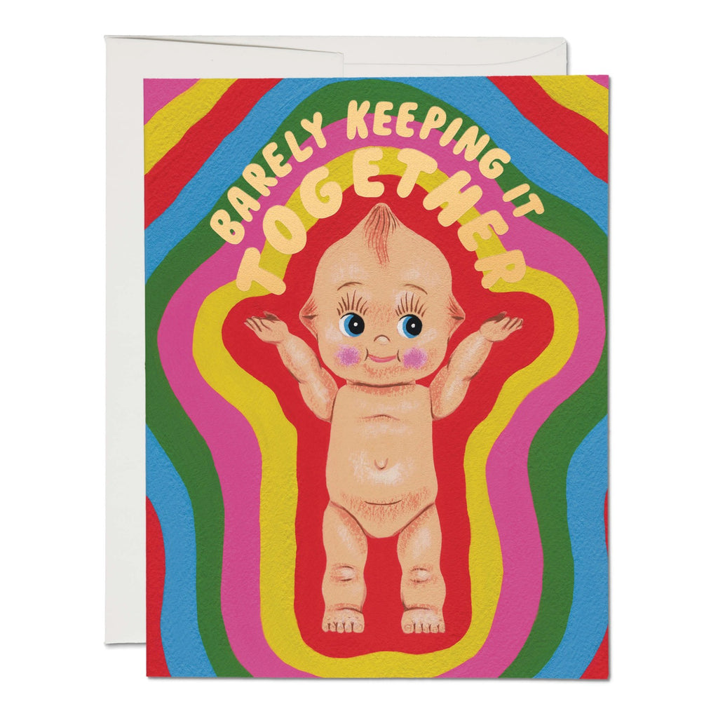 Kewpie Doll Greeting Card.